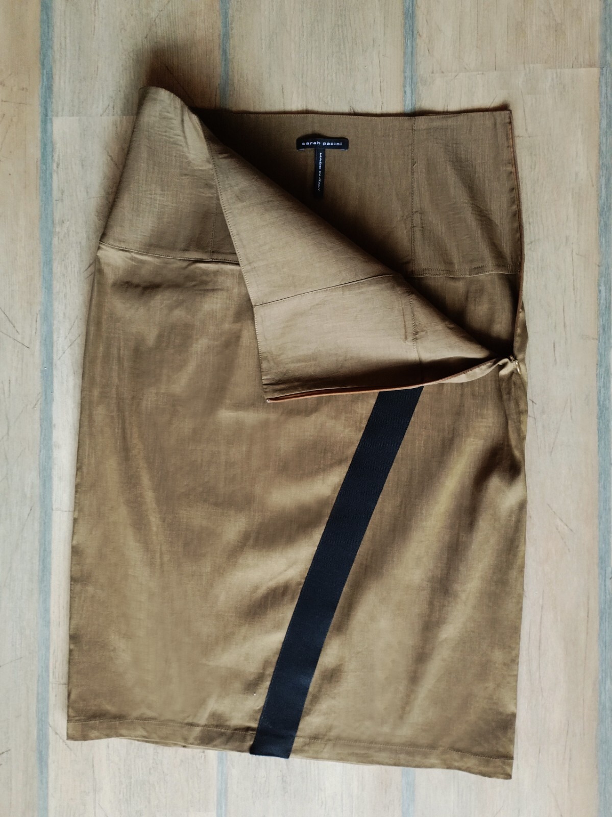 Sarah Pacini Skirt Khaki Elastic skirt Womens skirt Size 2