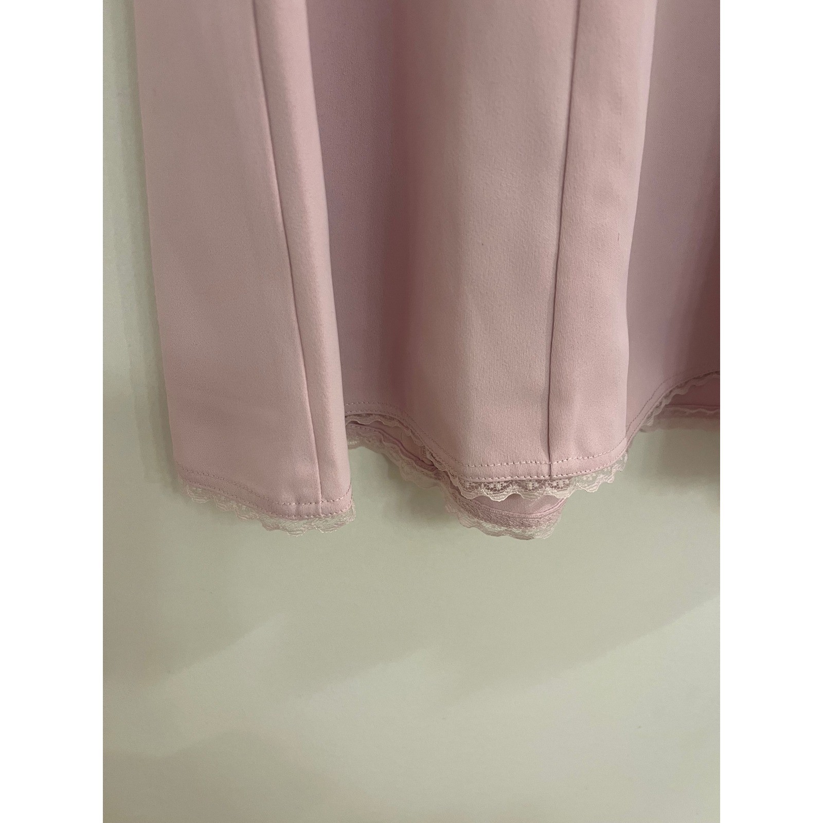 Aritzia Sunday Best Coquette Pink Mini Dress V Neck Old Money