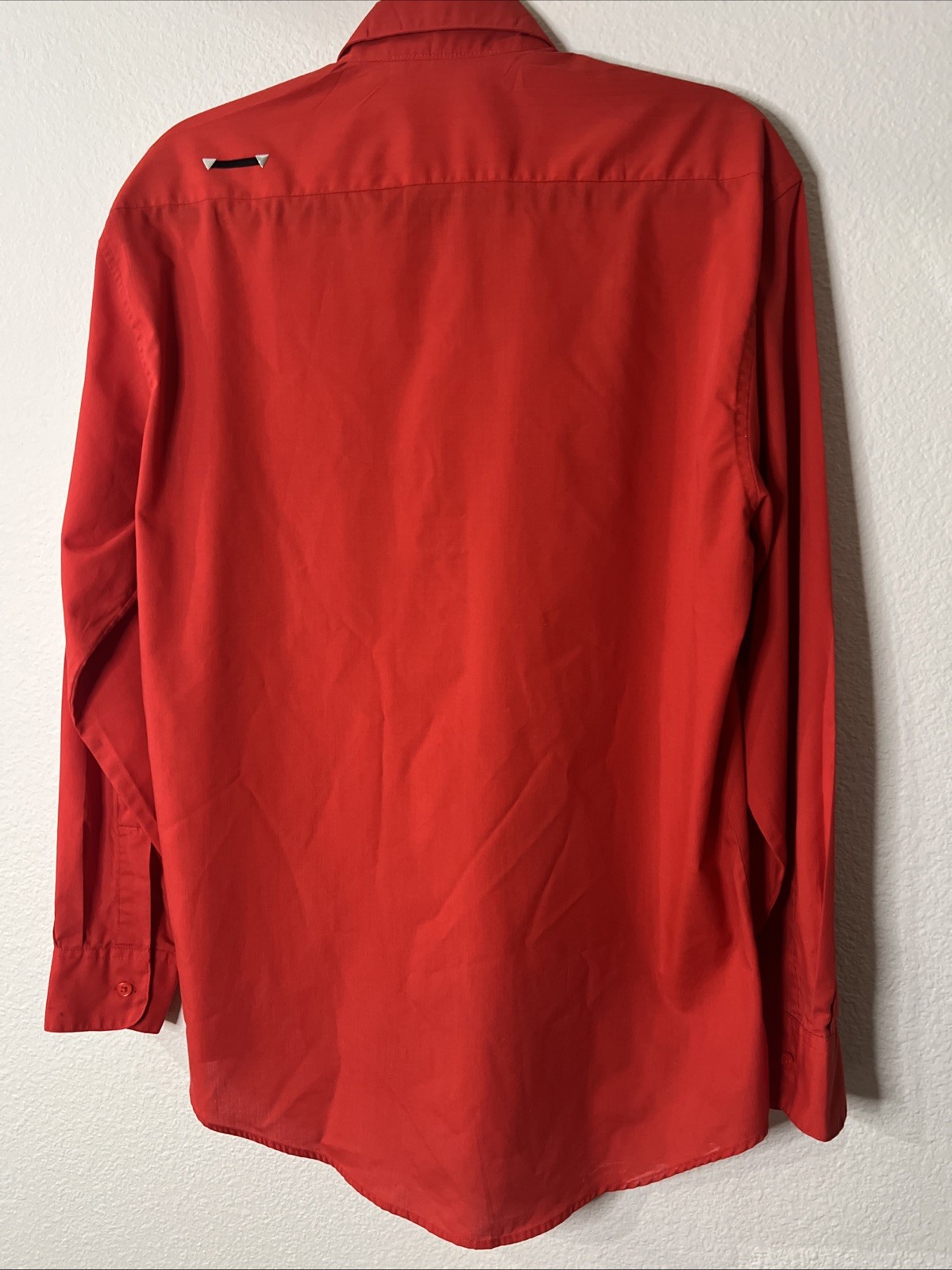 1980s-1990s Las Olas Red Blouse With Zebra Appliqués