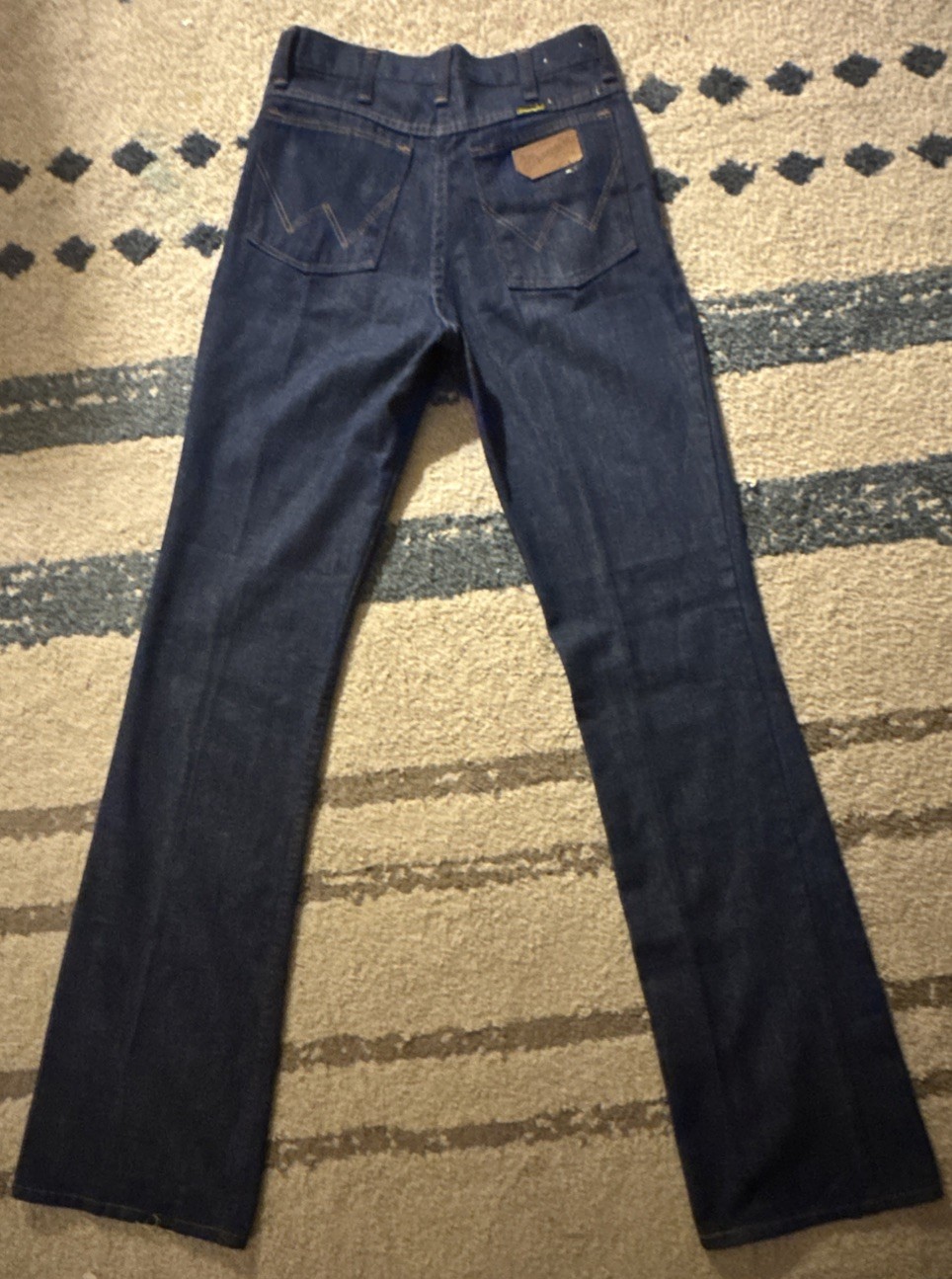 Vtg 1970’s Women’s Wrangler 938 High Waist Bootcut Jeans Talon Zip Sz 26×35 USA