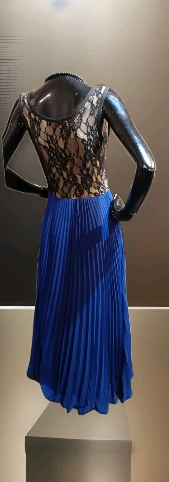 GUY LAROCHE Evening Dress Vintage Lace/Plisse