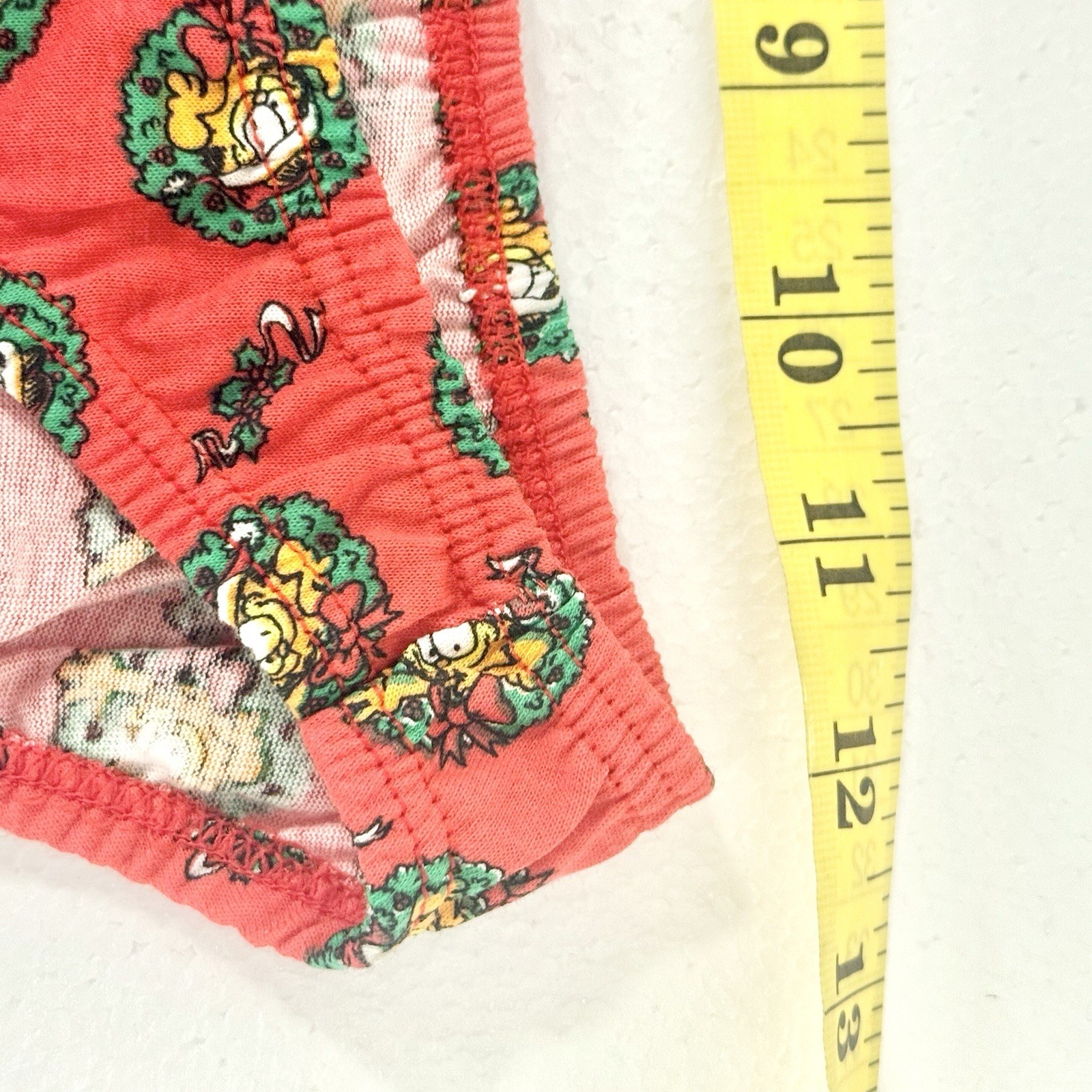 NWT 1978 Vintage Garfield Paws Underwear Christmas Cotton Panty Womens Size 7