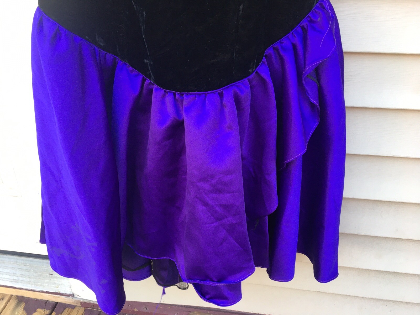 Sharon Atkins Dejavu Vintage Formal Dress Black/Purple Size 12