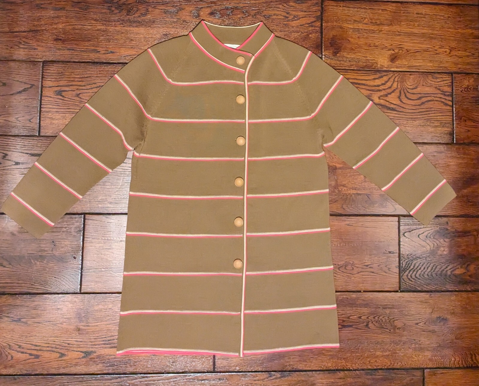 Vintage GINA MORETTI WOMEN’S 100% Wool Cardigan Jacket SWEATER Size 12