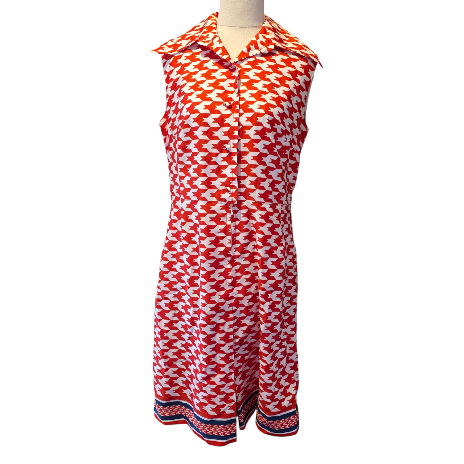 Strauss Modell Dress Tennis Sleeveless Vintage Rockabilly Size 40 / AU 10 READ