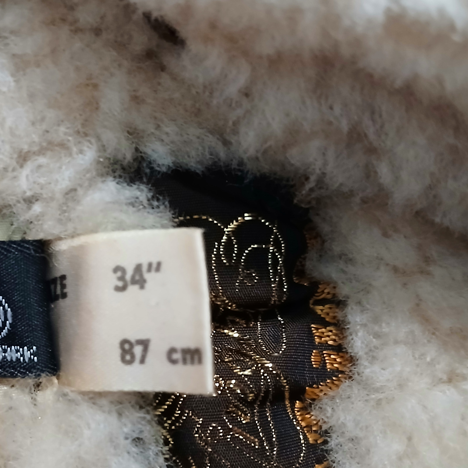 Knight Tailors Shearling Sheepskin Coat Womens 34 XS Brown Suede Vintage 70s 80s