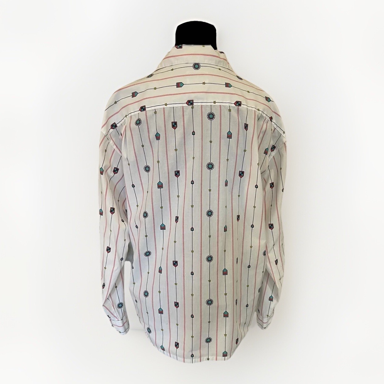 Vintage Levis Travelers 90s Shirt Top White M Women Button Up Western Southwest