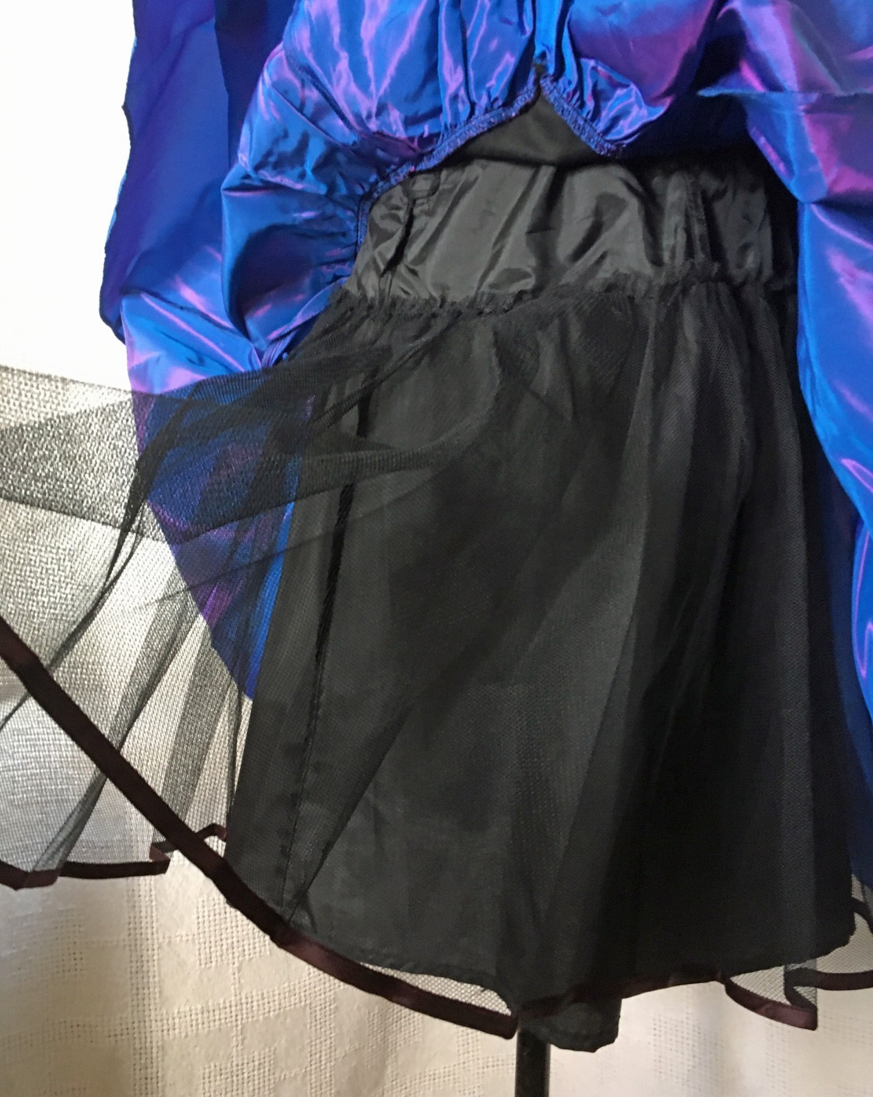 Vintage 1980s Laura Ashley Strapless Dress Prom Party Velvet Taffeta US 8 UK 10