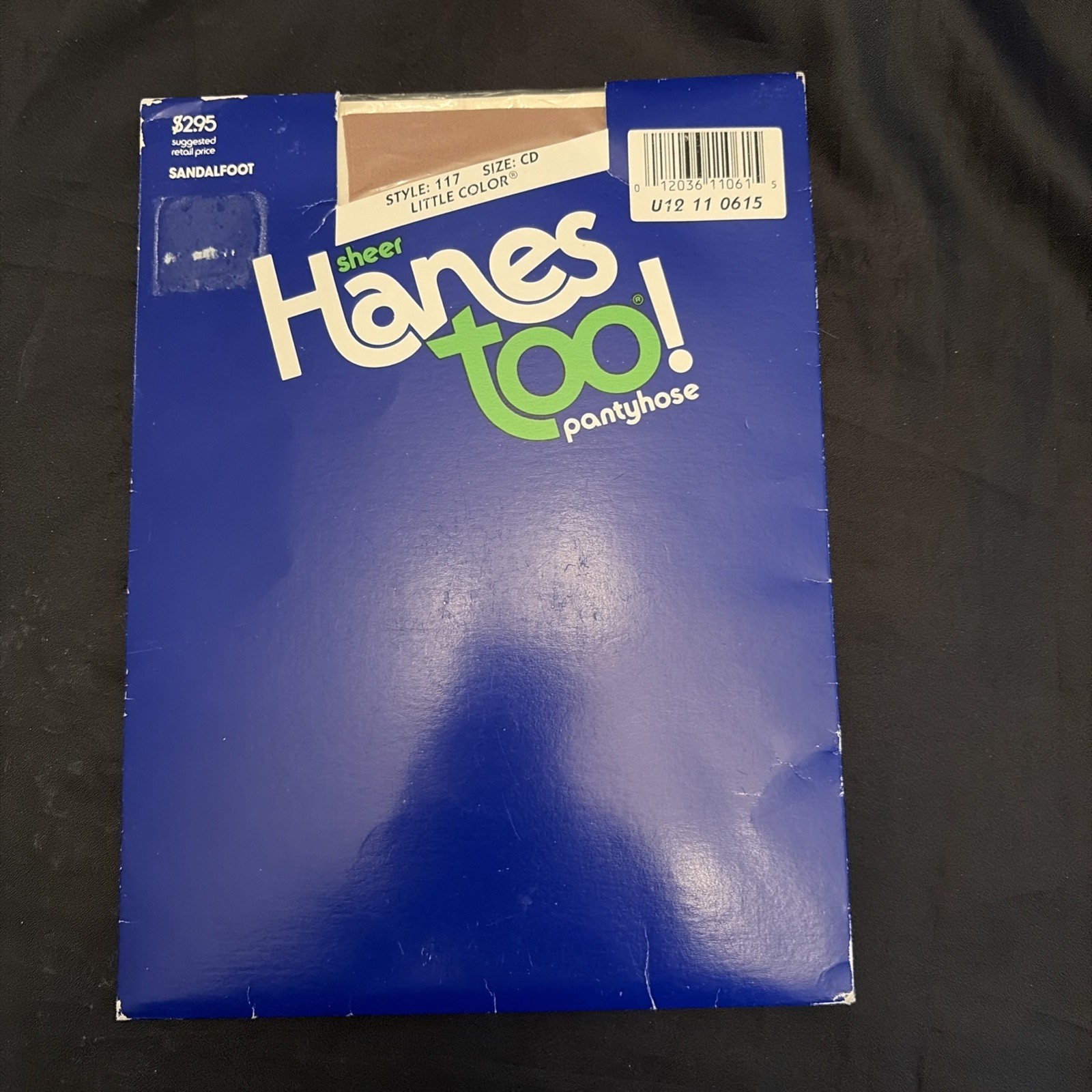 Vintage Hanes Sheer Pantyhose Little Color Sandalfoot Style 117 SzCD USA NIP NOS