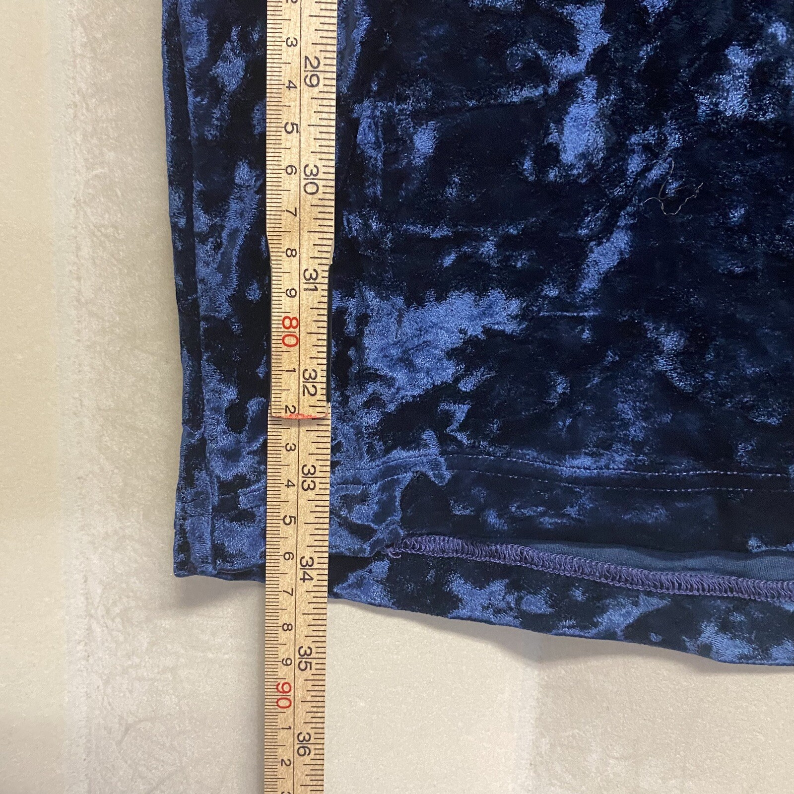 Vintage Tapemeasure Women’s Dress Large Velvet Velour Dark Romantic Whimsigoth