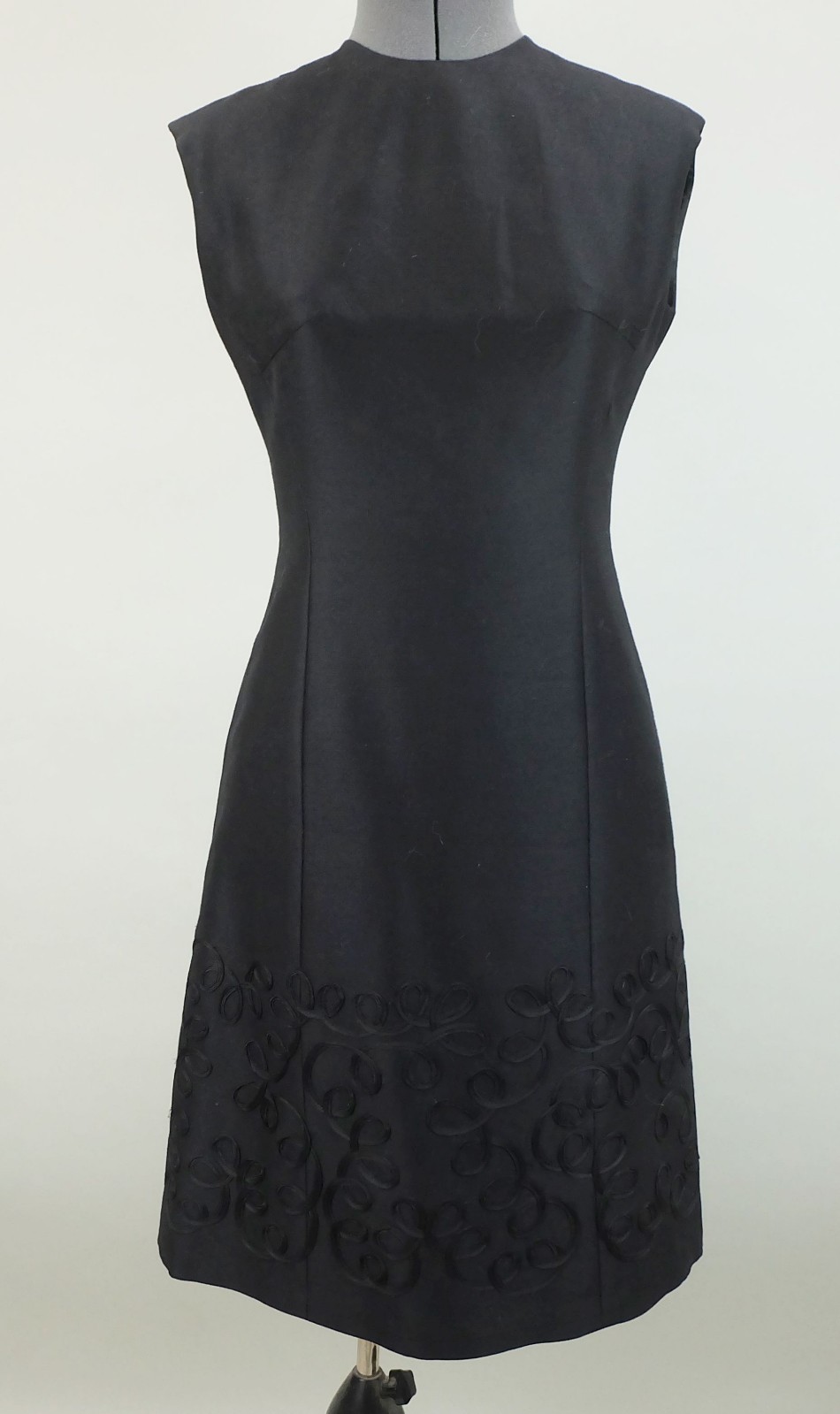 Vintage 50s Black Dress With Short Jacket Size XS Party Dress