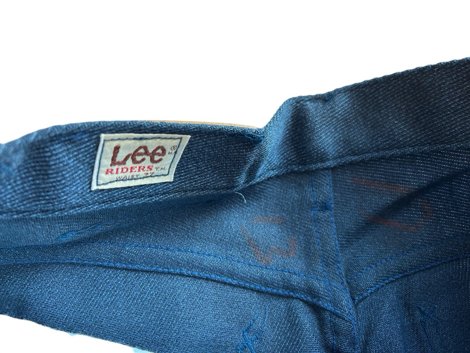 Vintage RARE LEE Riders Boot Cut Denim Blue Jeans Deadstock Women 27” NOS Unisex