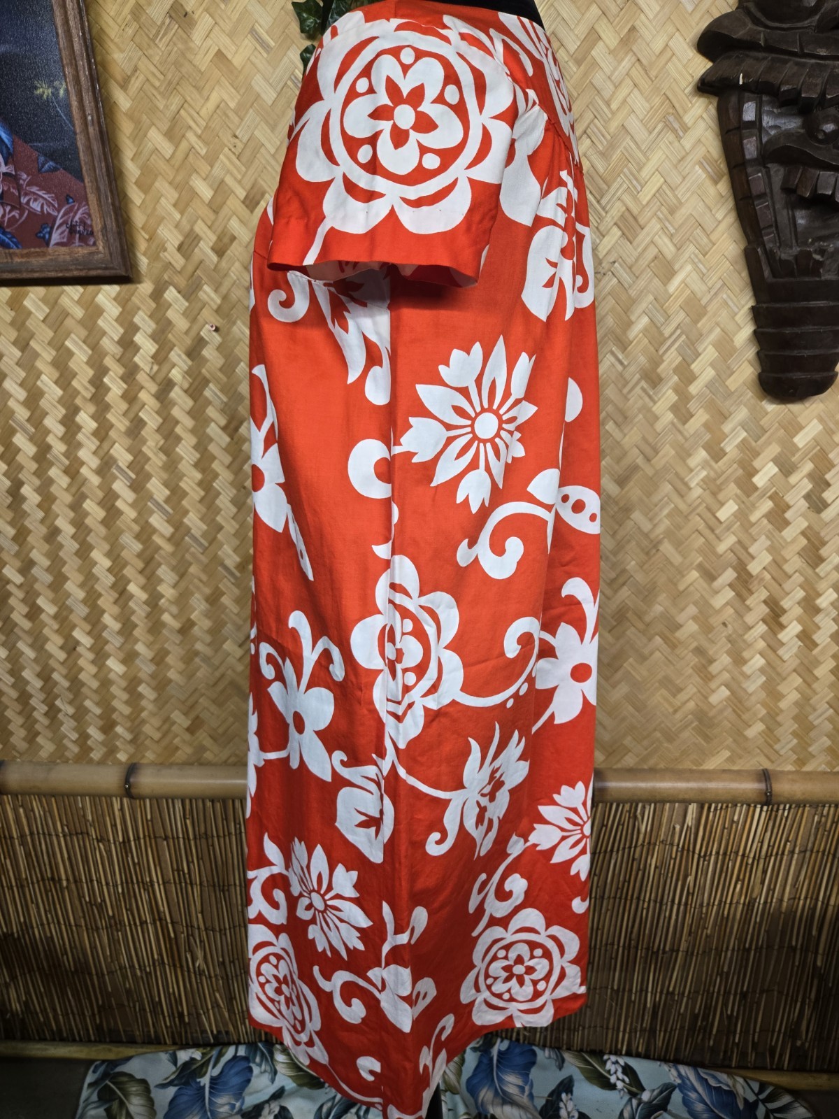Vintage Waltah Clarke’s Hawaiian Aloha Dress w1079