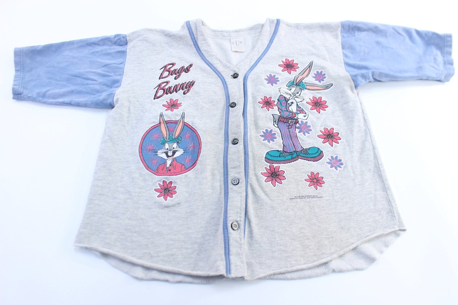 1994 Bugs Bunny Graphic Baseball Jersey