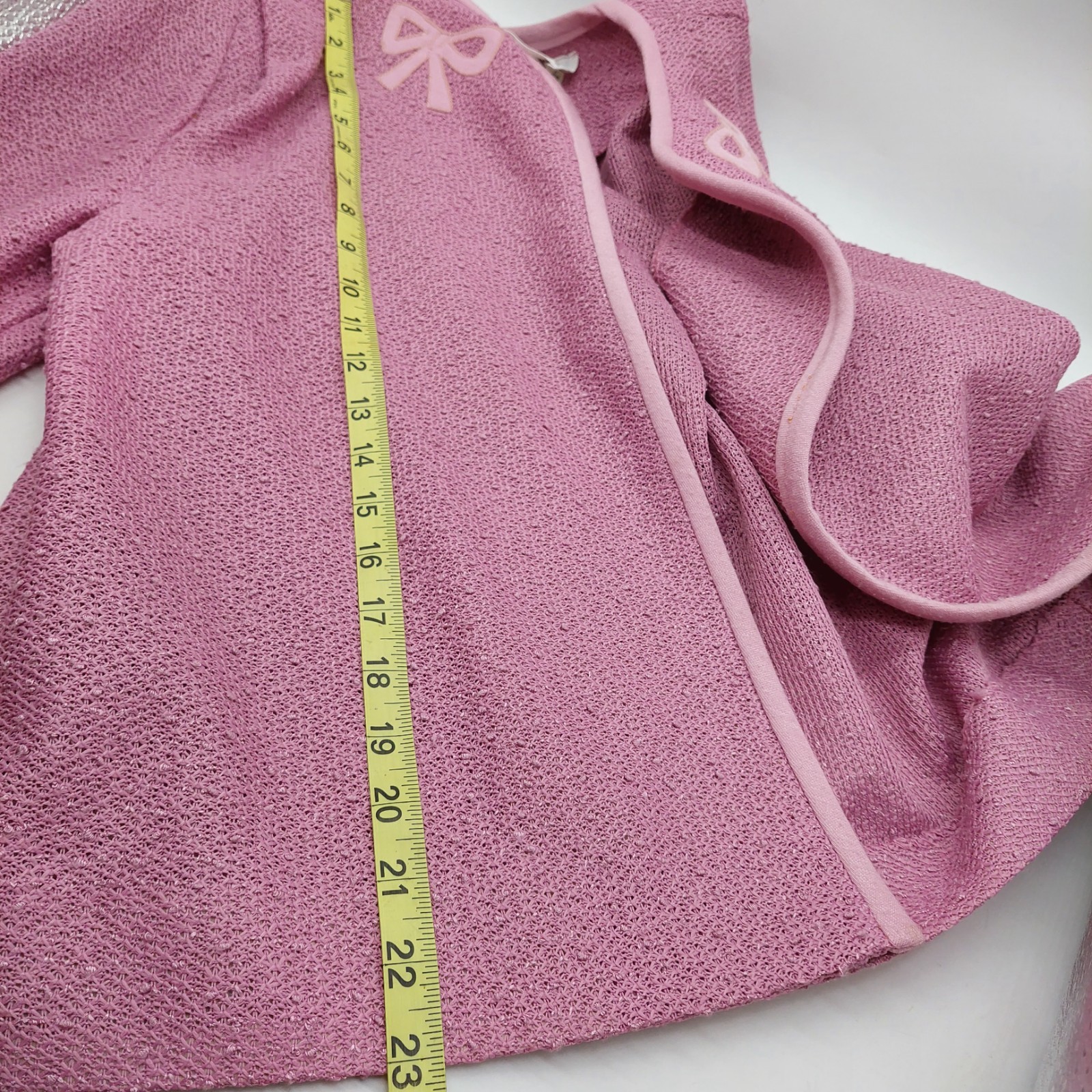 Leslie Pomer Pink Sleeveless Dress With Jacket Size 14 B 1960 Belted READ