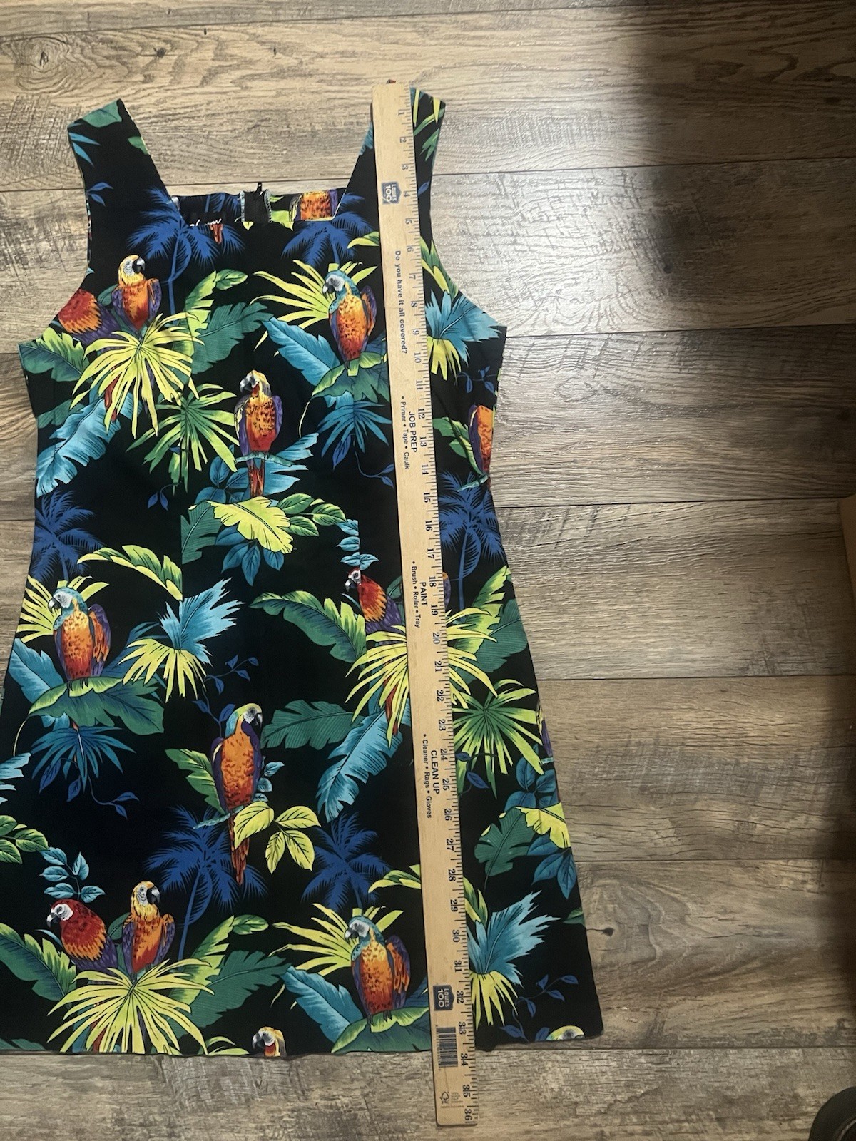Vintage Shannon Marie Hawaiian Dress Women’s Size XL 14 Parrot Tropical Cruise