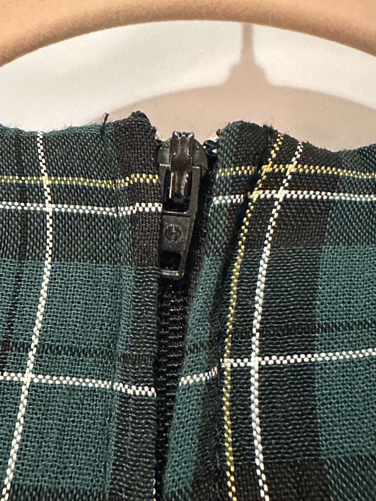 Vintage 80s Ultra Dress NY Womens 6P Plaid Faux Jacket Sheath Pencil Dres