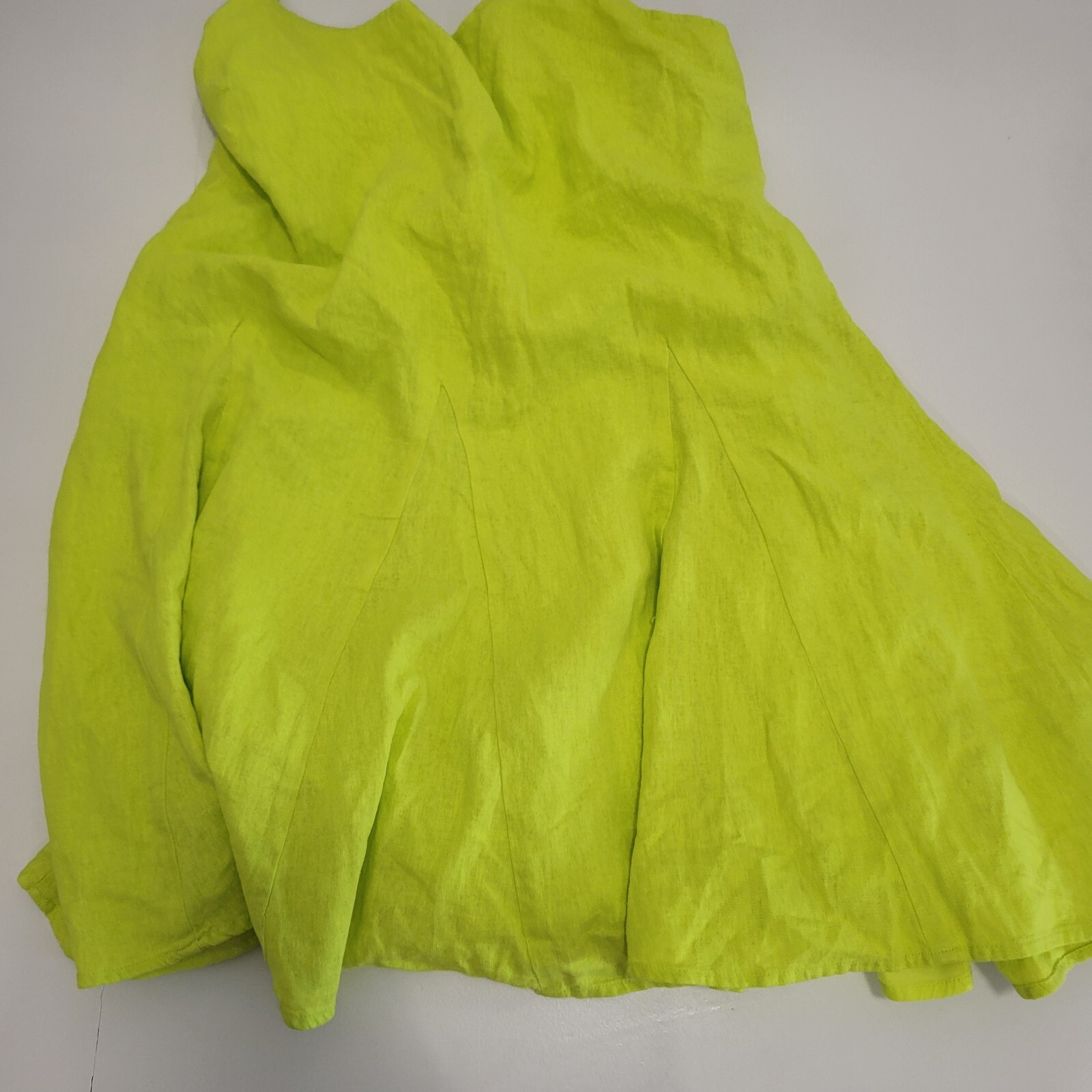 A New Day SunDress For Women Girls Sz Extra L Bright Green
