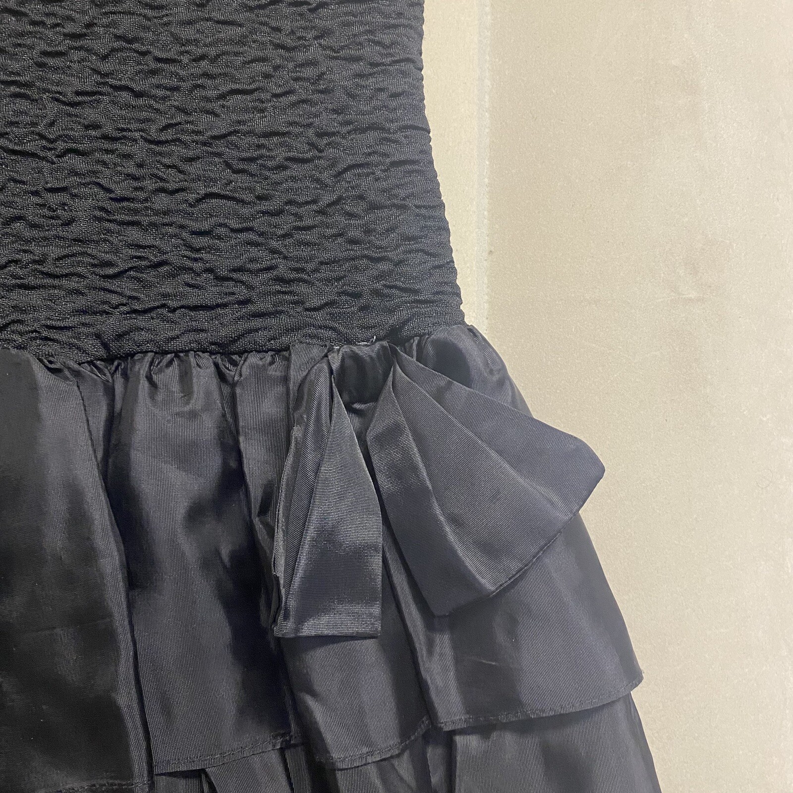 Vintage Wild Dress Women’s Dress Medium Fit Flare Tiered Bows Dirty Dancing 60s