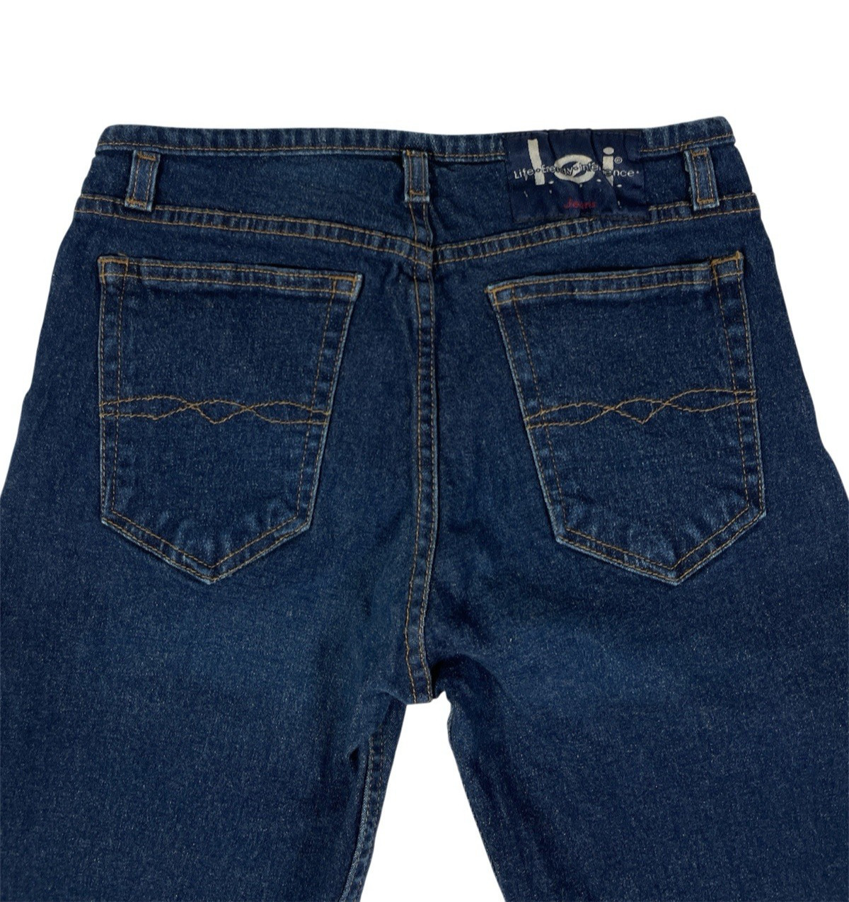 Vintage LEI Jeans Size 7 Women’s Dark Wash Flare Leg Y2K Denim Pants