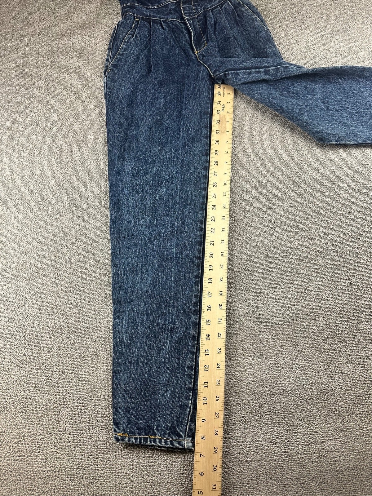 Vintage RIO Jeans Women 5 Blue Stephen Dweck Tapered Acid Wash Mom Grunge 80s