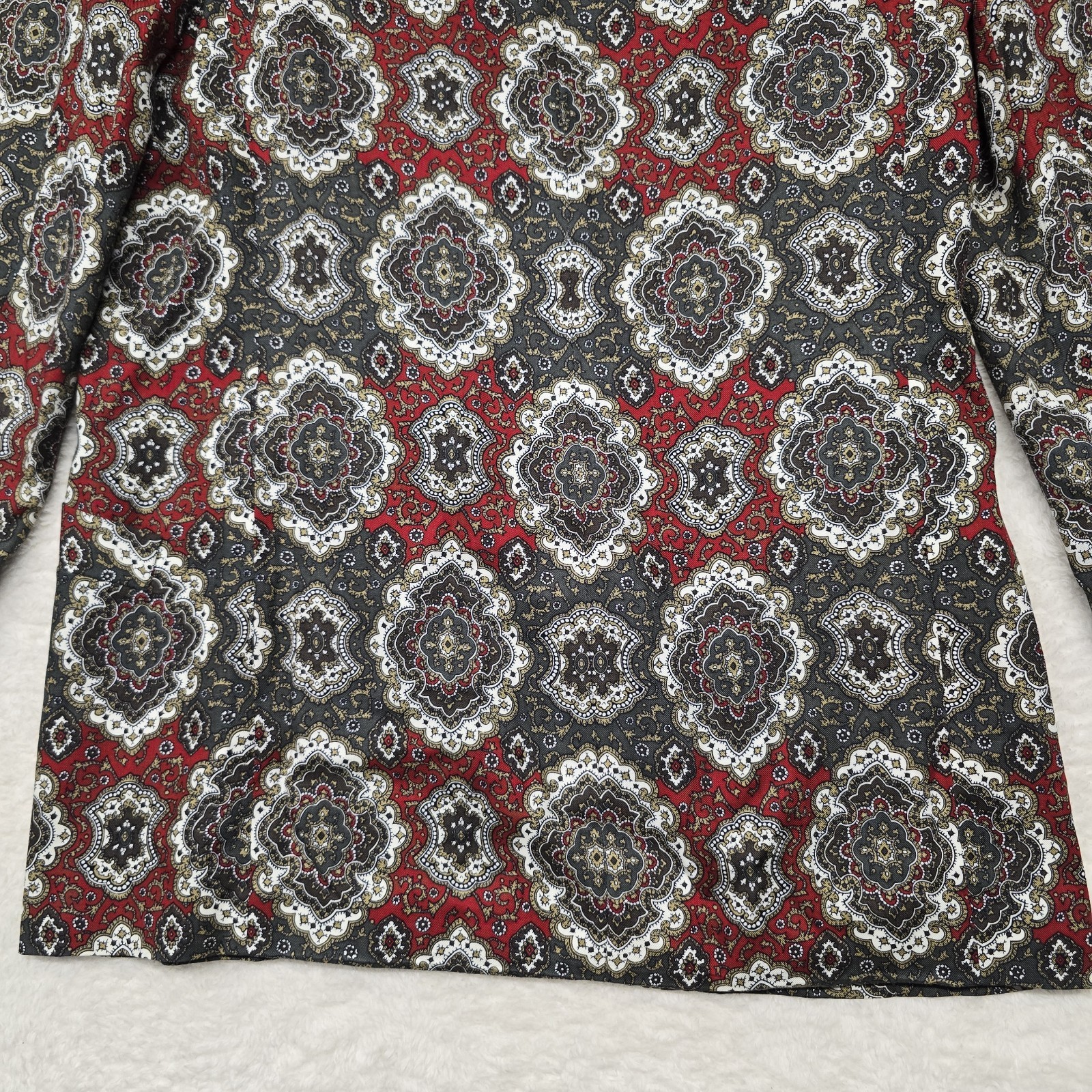 Vintage Evan Picone Blazer Womens 12 Lined Career Jacket Classic Office Tapestry