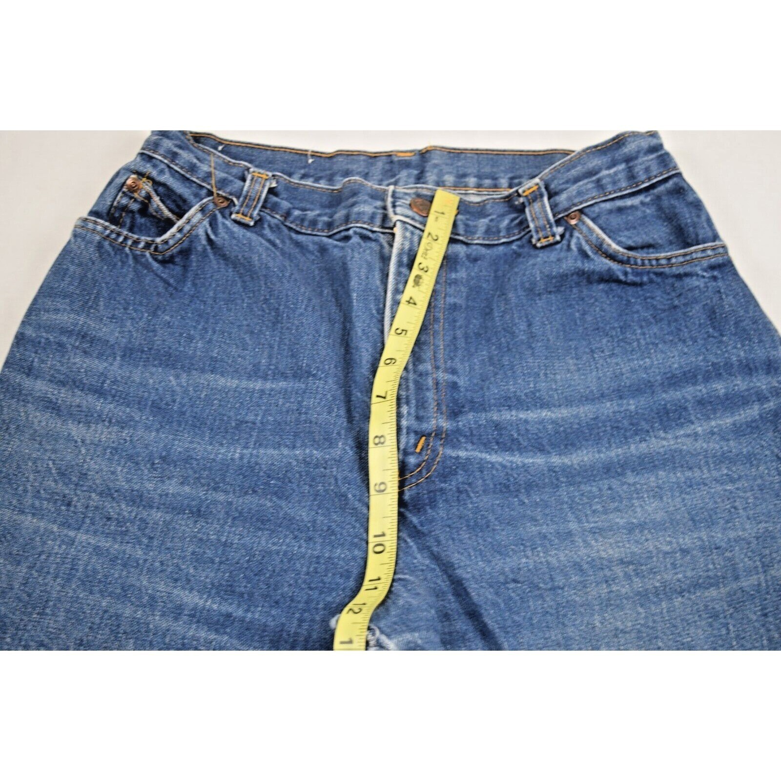 Vintage Chic by HIS Jeans 32 x 28 70s Classic Blue High Waist Boot Cut Made USA