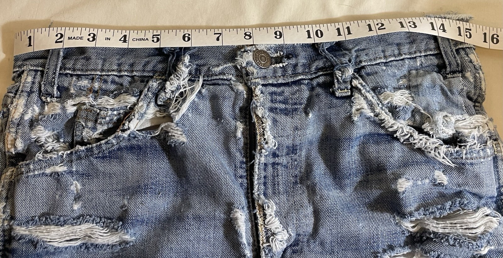 1972 Levi Strauss Denim Cutoffs Shorts 30” Waist Original