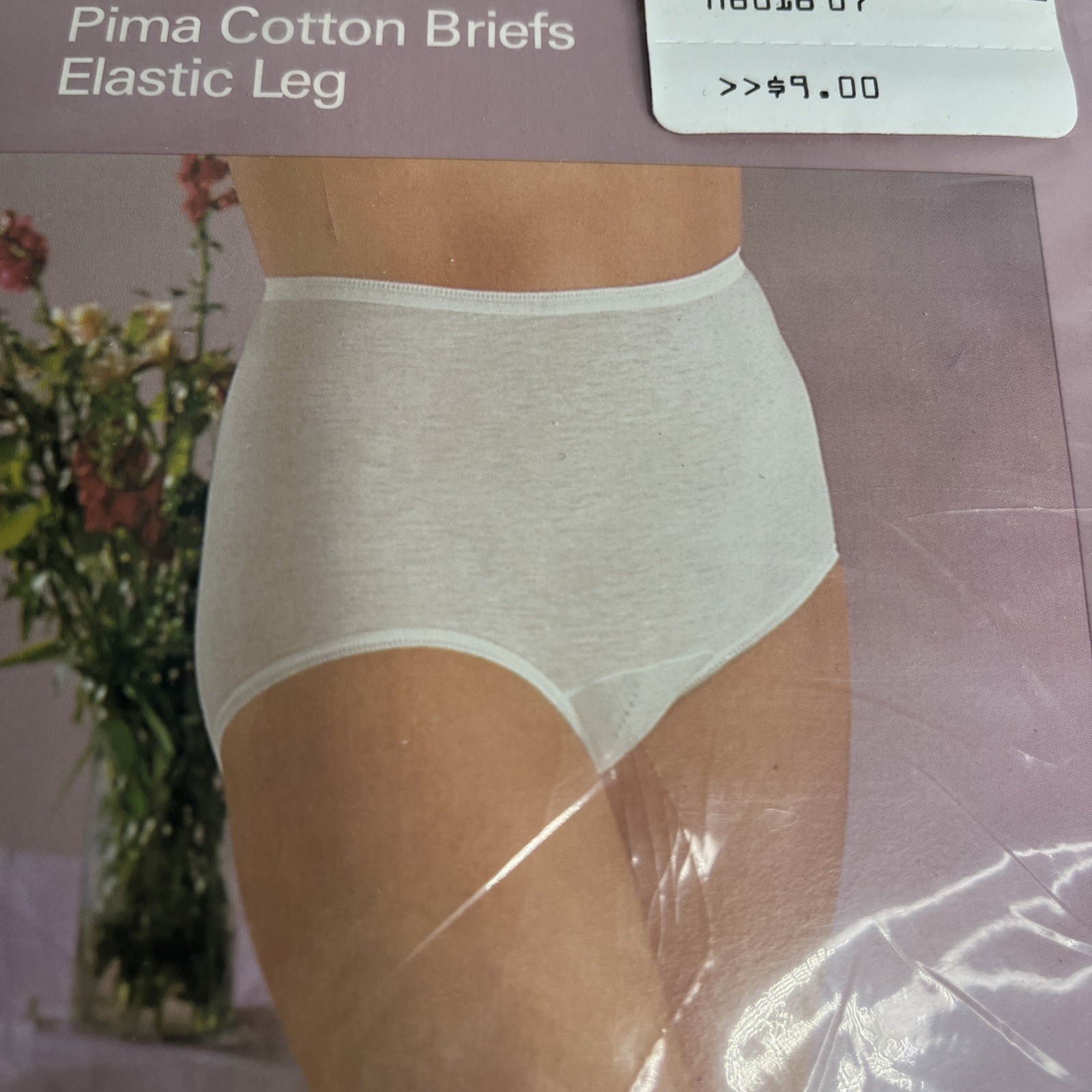 3 VTG Underscore Underwear Size 40 Pima Cotton White Briefs Panties Sz 7 Granny