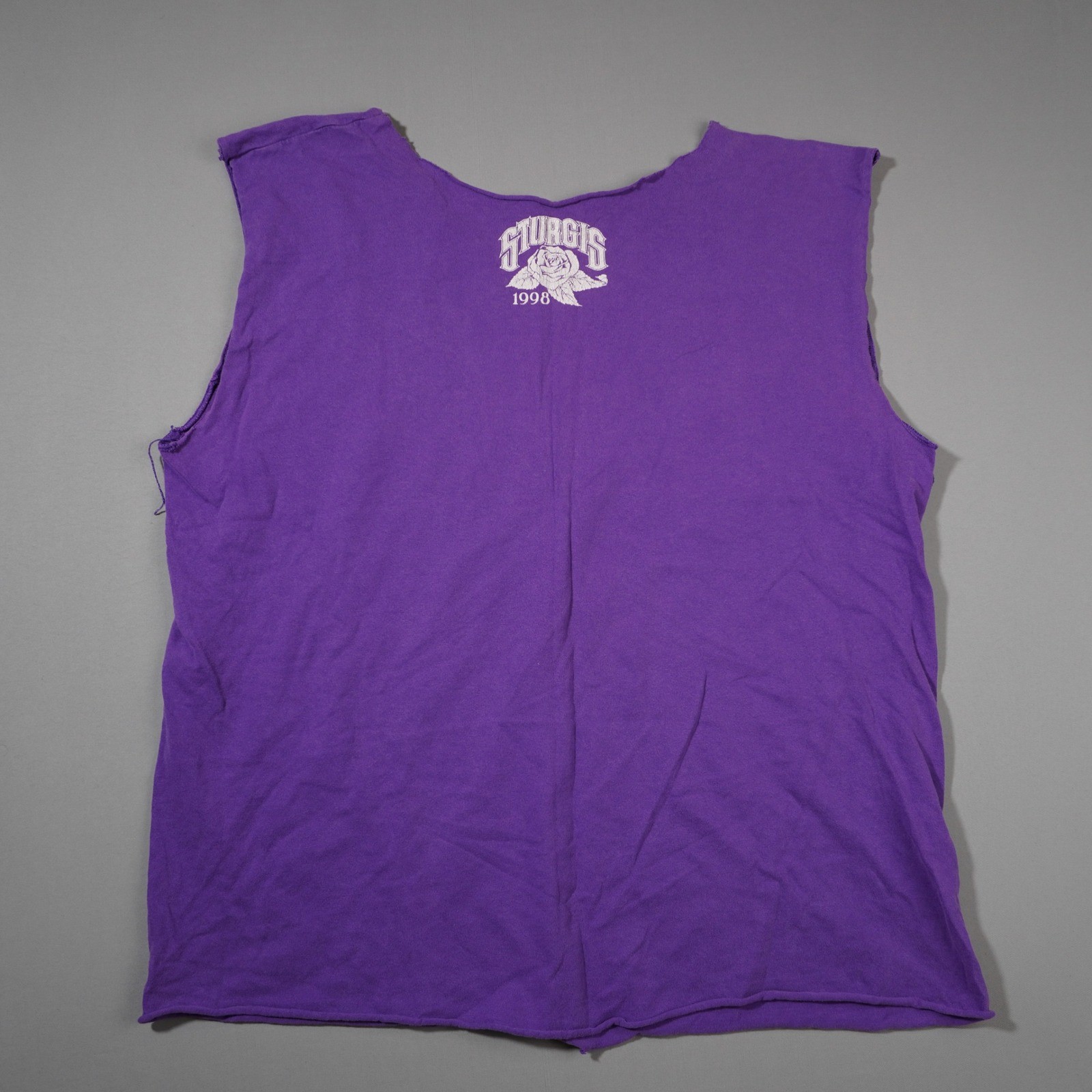 Vintage Sturgis 1993 South Dakota Motorcycle Classic Purple Tank Top 2XL