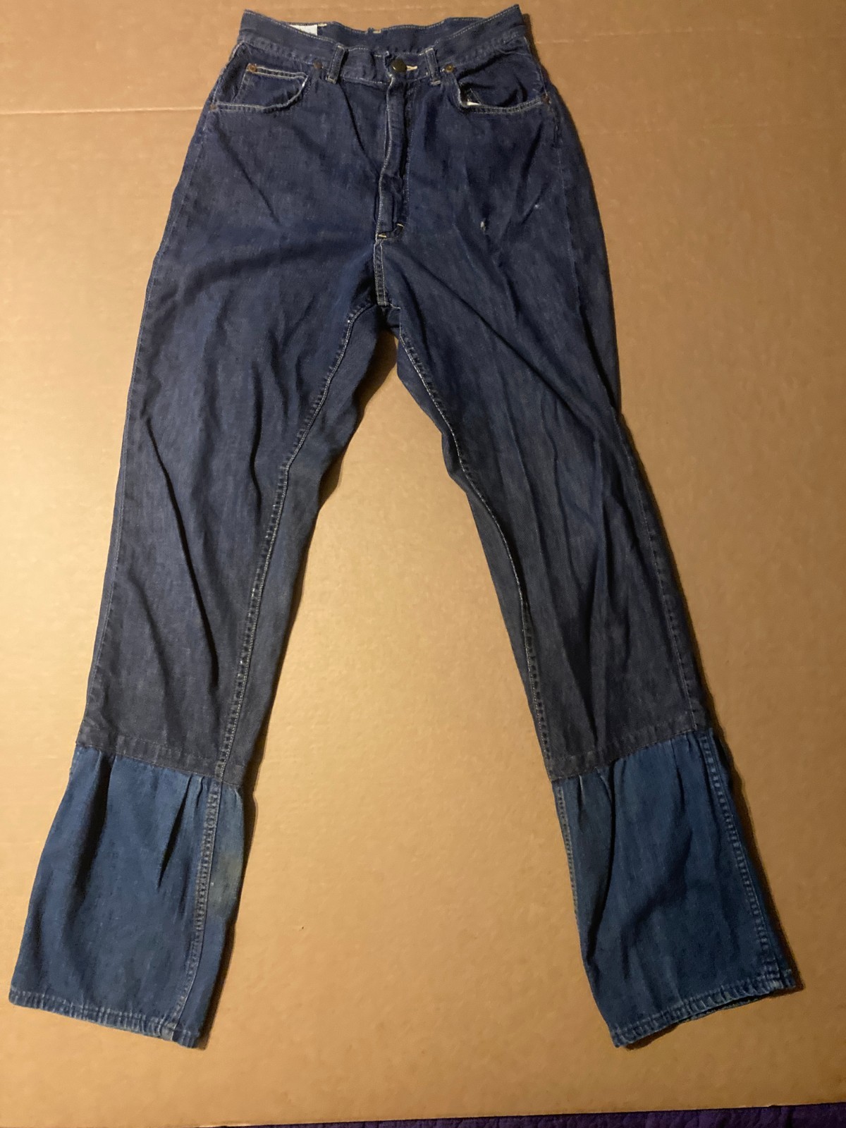 Vintage (1970’s) Lee Lady Riders Straight Leg Two Tone Jeans Regular 26×32
