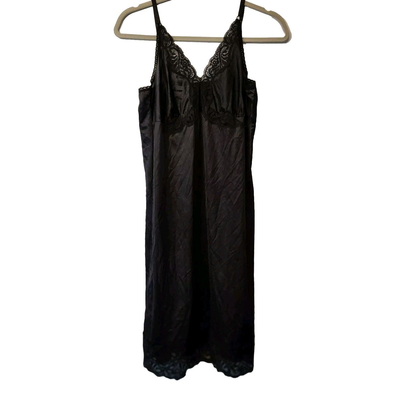 Ladies Garment Workers Union Label Women’s Black Lingerie Lace VINTAGE Sz 11