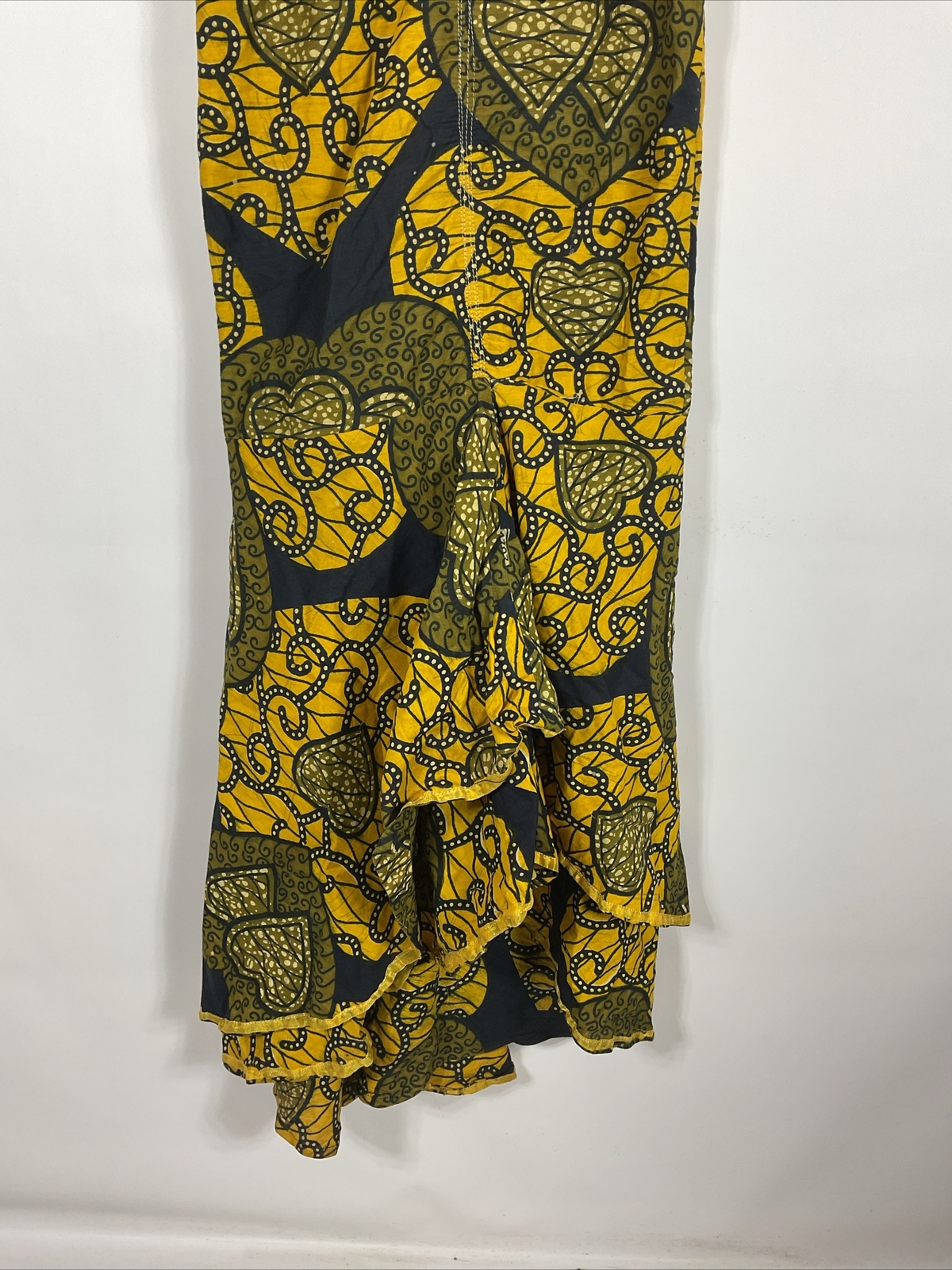 Vintage 60s Hawaiian Dress Womens Sz M Psychedelic Floral Aloha Tropical Mermaid