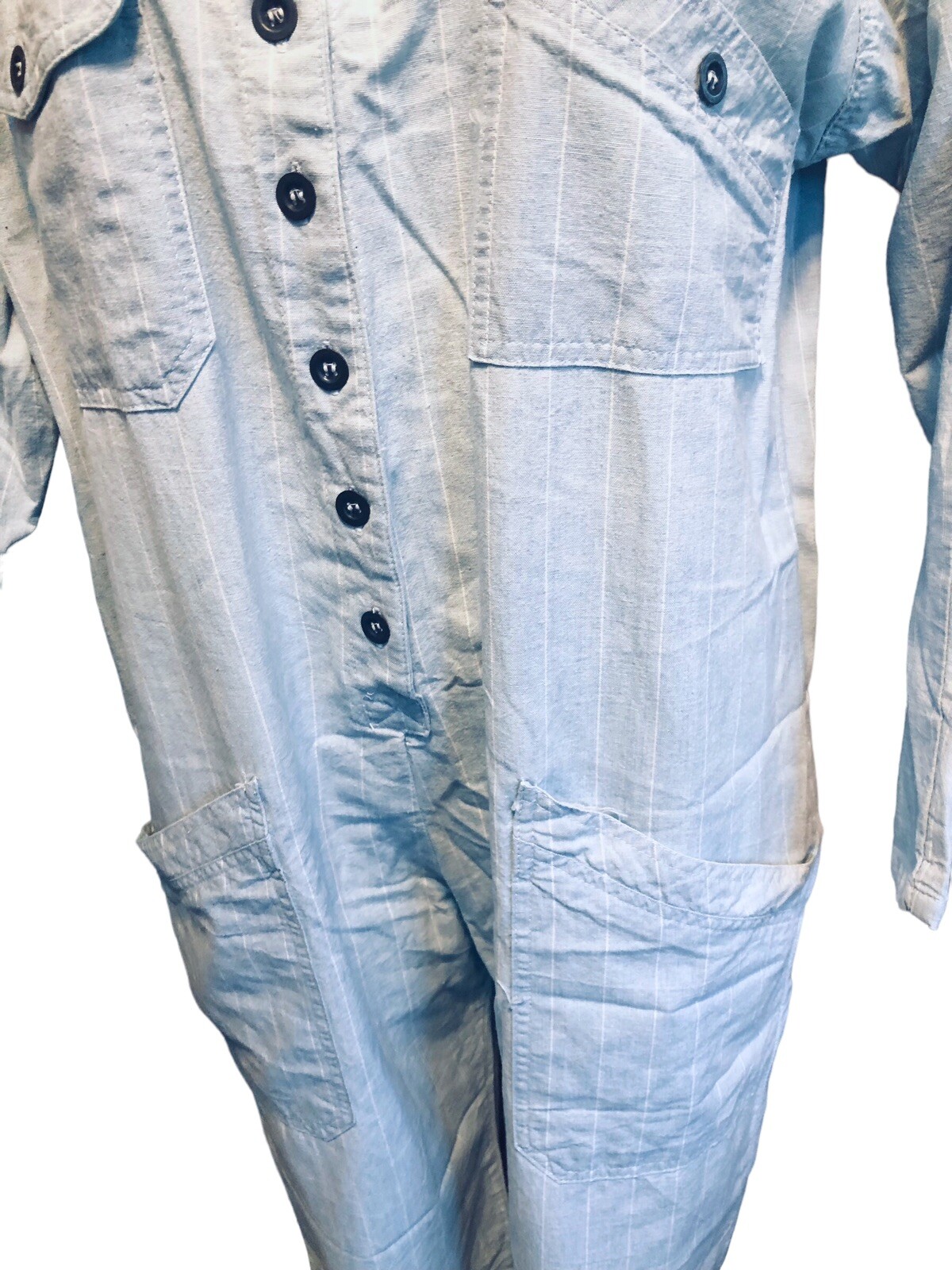 Womens NOS VTG 80s 1980s Jumpsuit Size L Large 14-16 NEW Never Worn