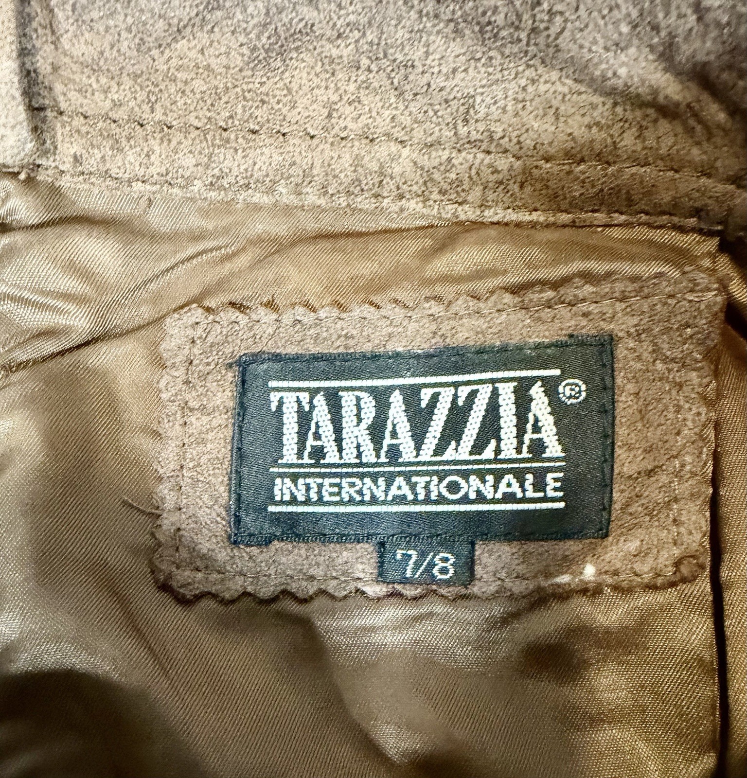 Vintage 1980s Women’s Leather Tarazzia Internationale Skirt