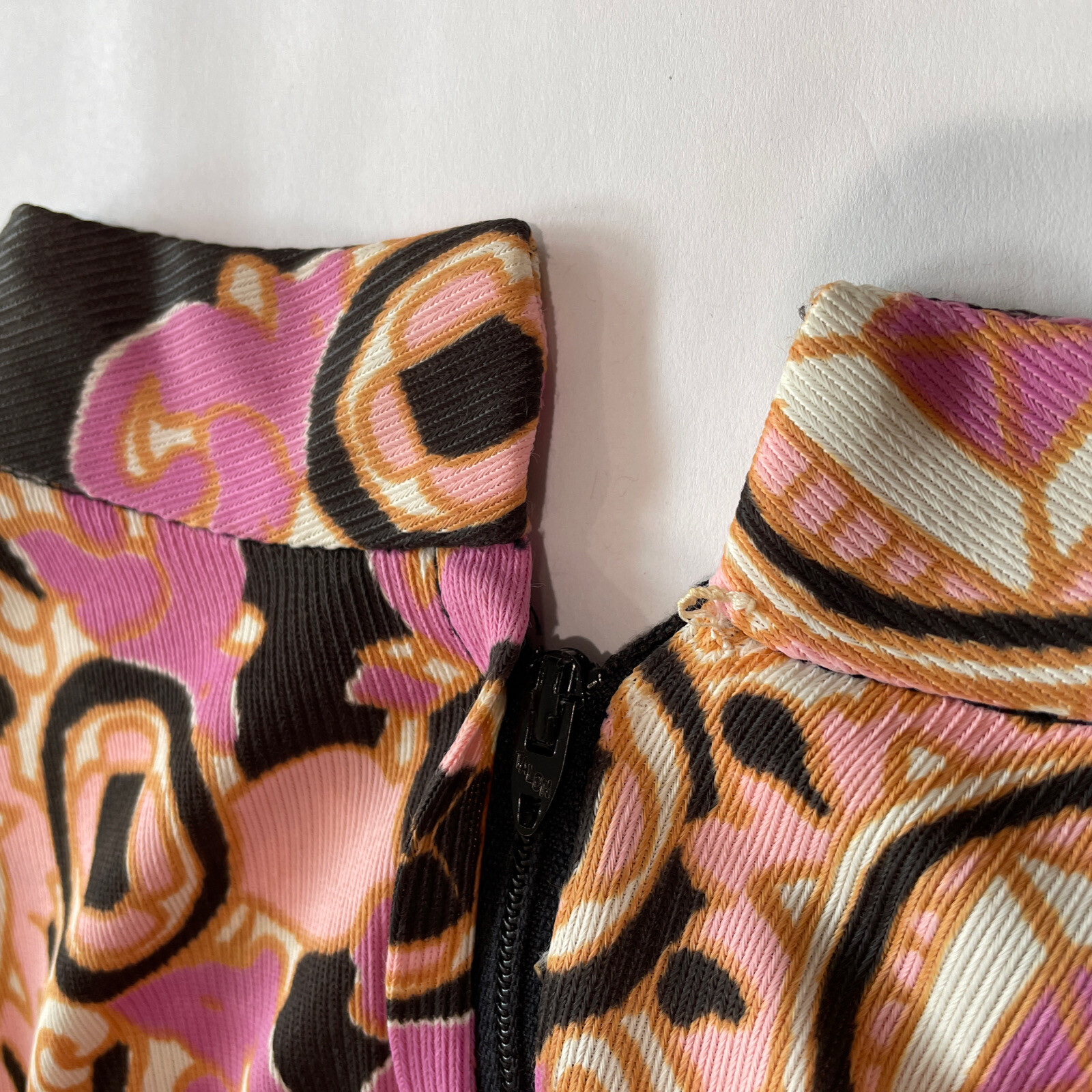 VTG 70s Psychedelic Maxi Dress Puritan Forever Young (FLAWS SEE PHOTOS