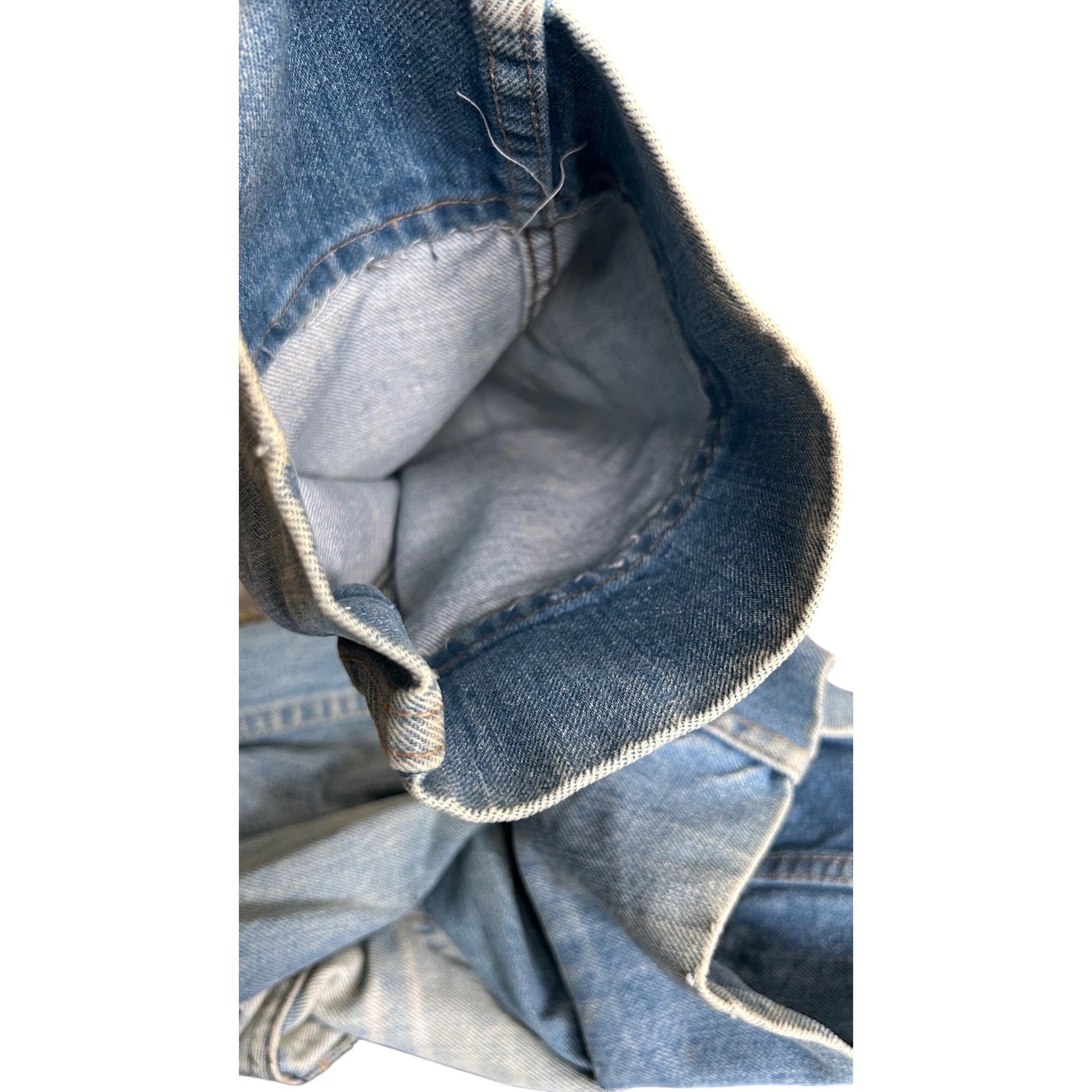 Vintage Distressed High Waist Jeans Calvin Klein Heart Patch Straight Leg 27×31