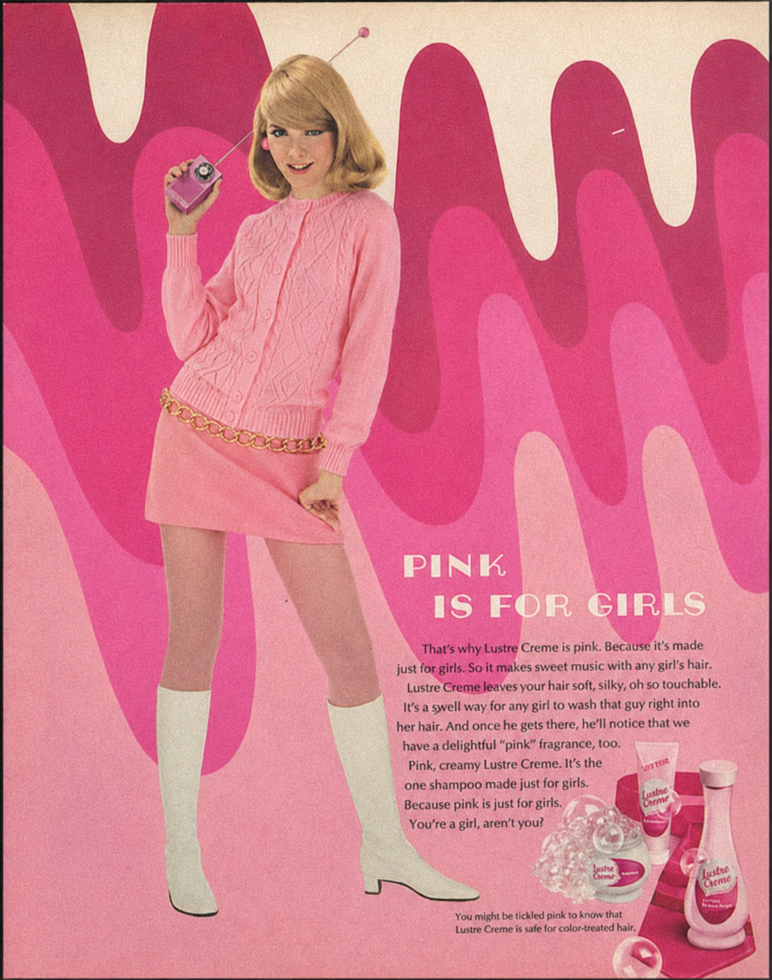 Vtg 60s Bubblegum Pink Grannycore Mod Pointelle Cable Knit Cardigan Sweater S/M