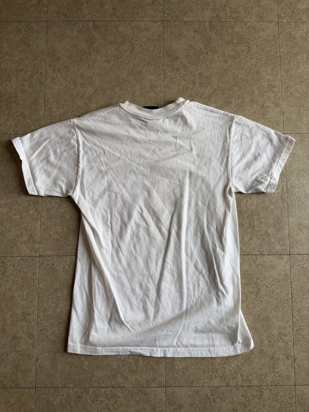 Vintage 90s Diamond Dust Betty Boop Motorcycle Graphic T-Shirt White XL