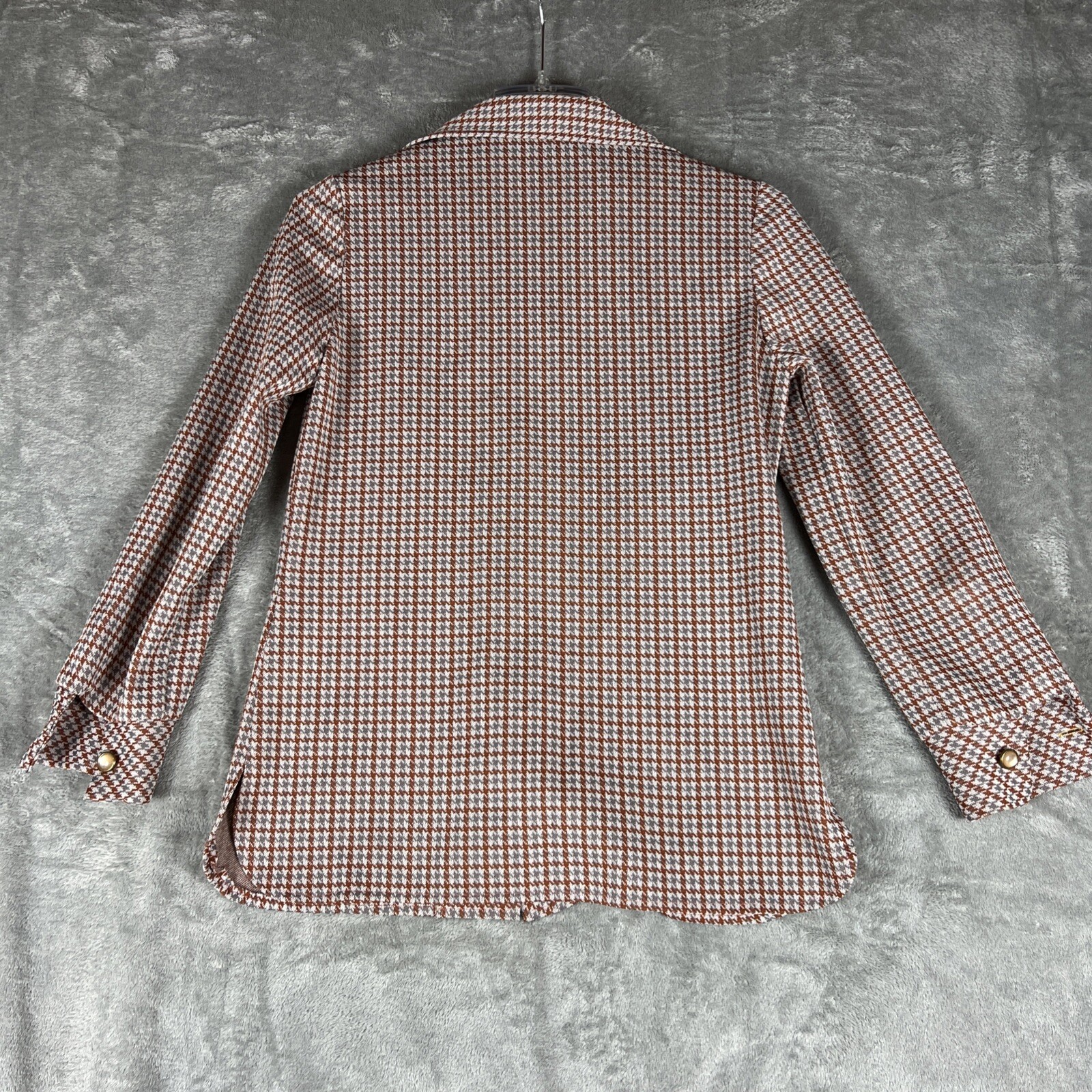 Marty Gutmacher Blazer Jacket Womens M/L Vintage 1970s Orange Brown