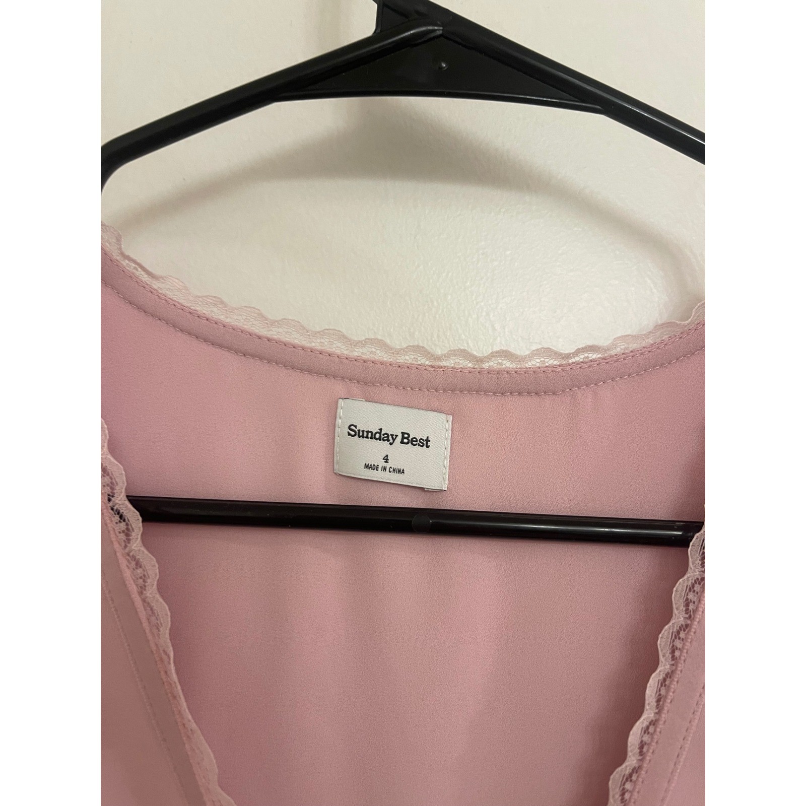 Aritzia Sunday Best Coquette Pink Mini Dress V Neck Old Money