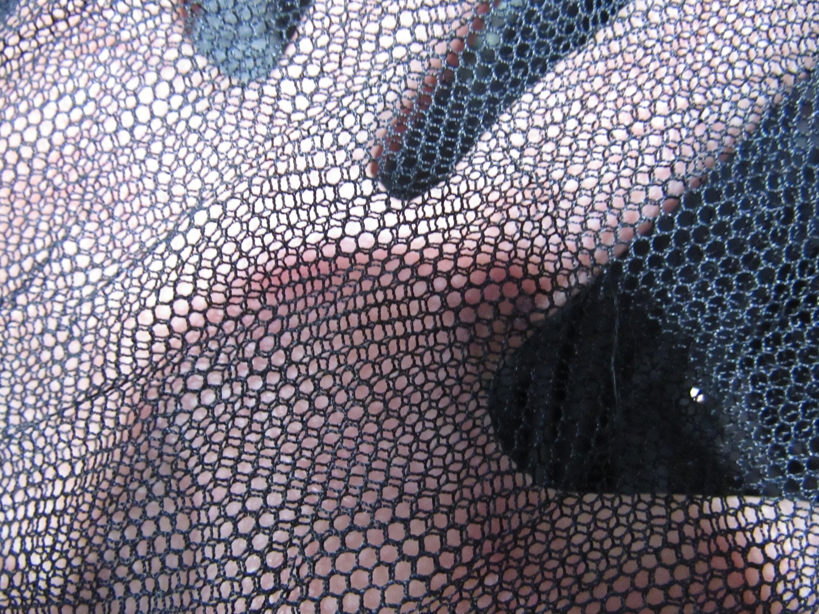 W@W VTG COUTURE 30s 40s formal dress tulle sequins black gold maxi goth witchy M