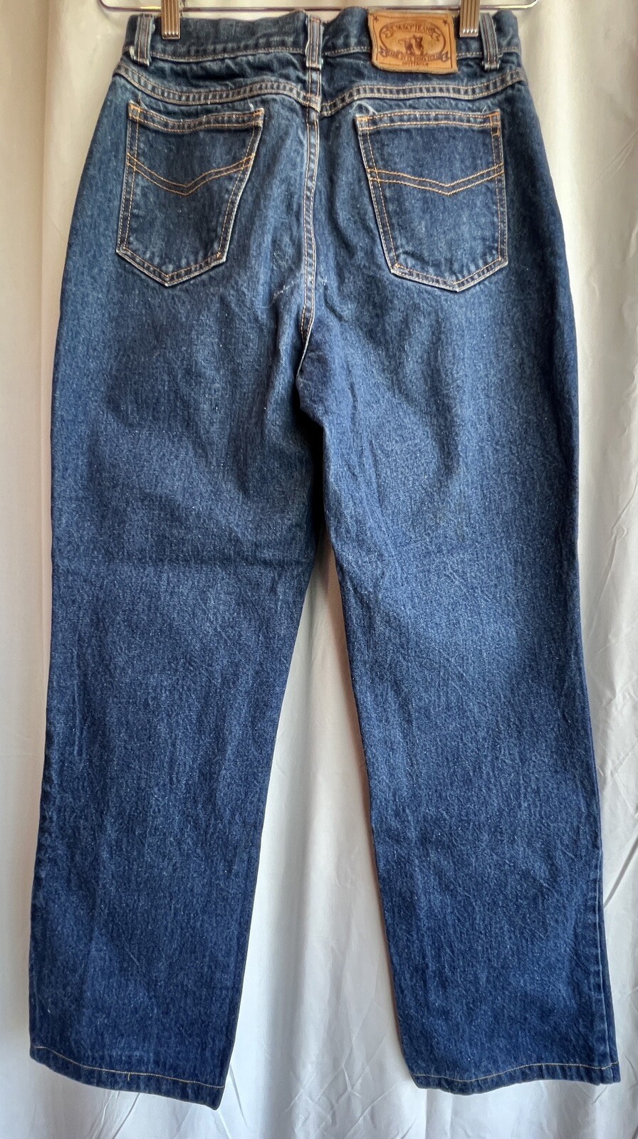 Brittania EL PASO Jeans Leather Patch USA Women Cut A439 Style 6751-2 VINTAGE 14
