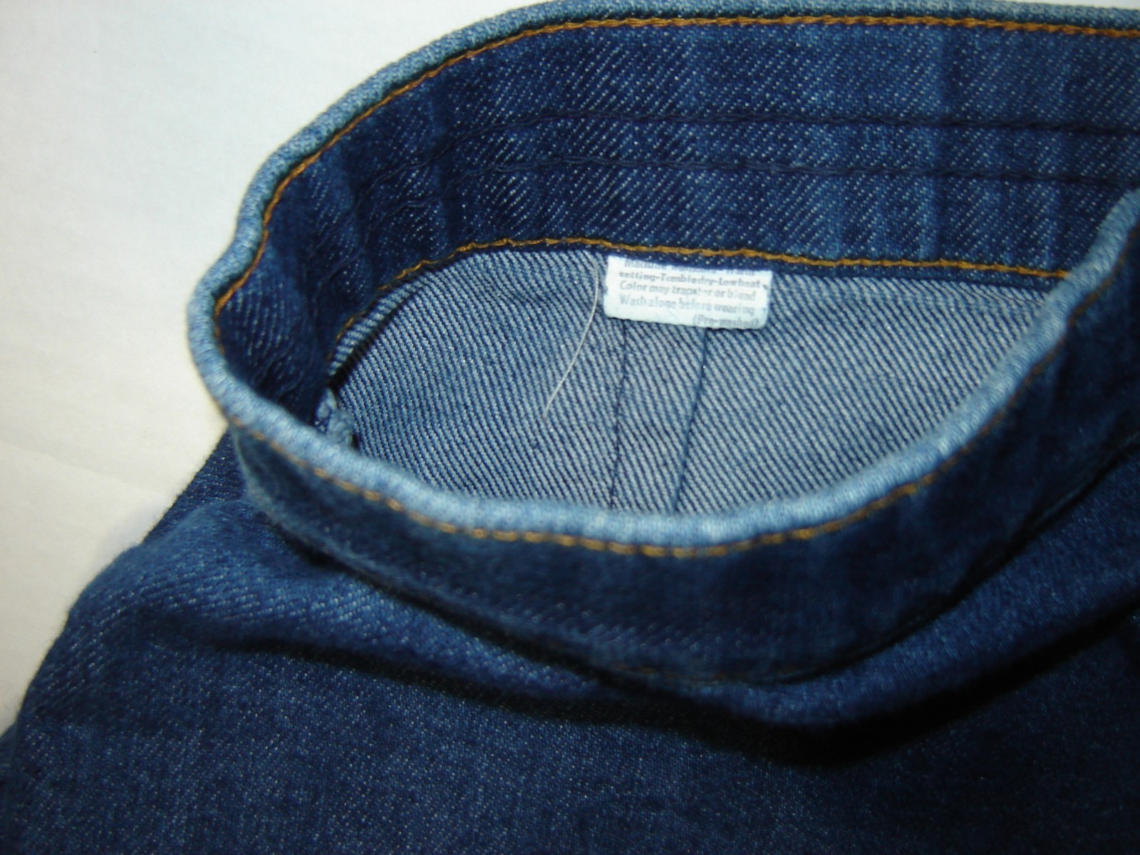 Levi’s Vintage Orange Tab Bareback Wide Leg Jeans No Pockets 26×33