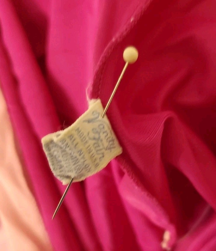 Vtg Vanity Fair Magenta Pink Nylon Short Nightgown Dress X-Small Sleeveless