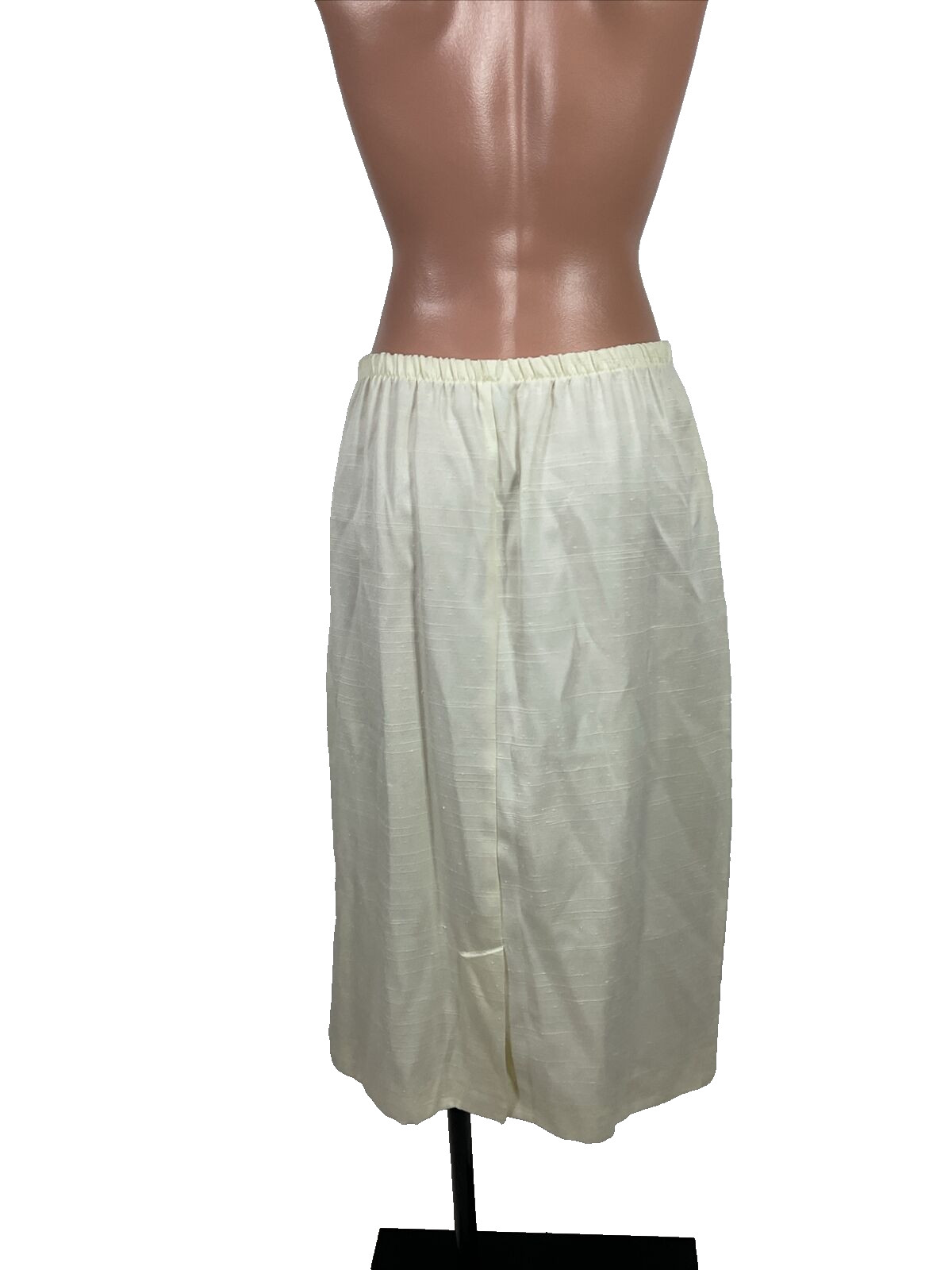 LORAC ORIGINAL Vintage Skirt Suit NWT Linen Like Puffy Shoulder Sleeve UNIONMADE