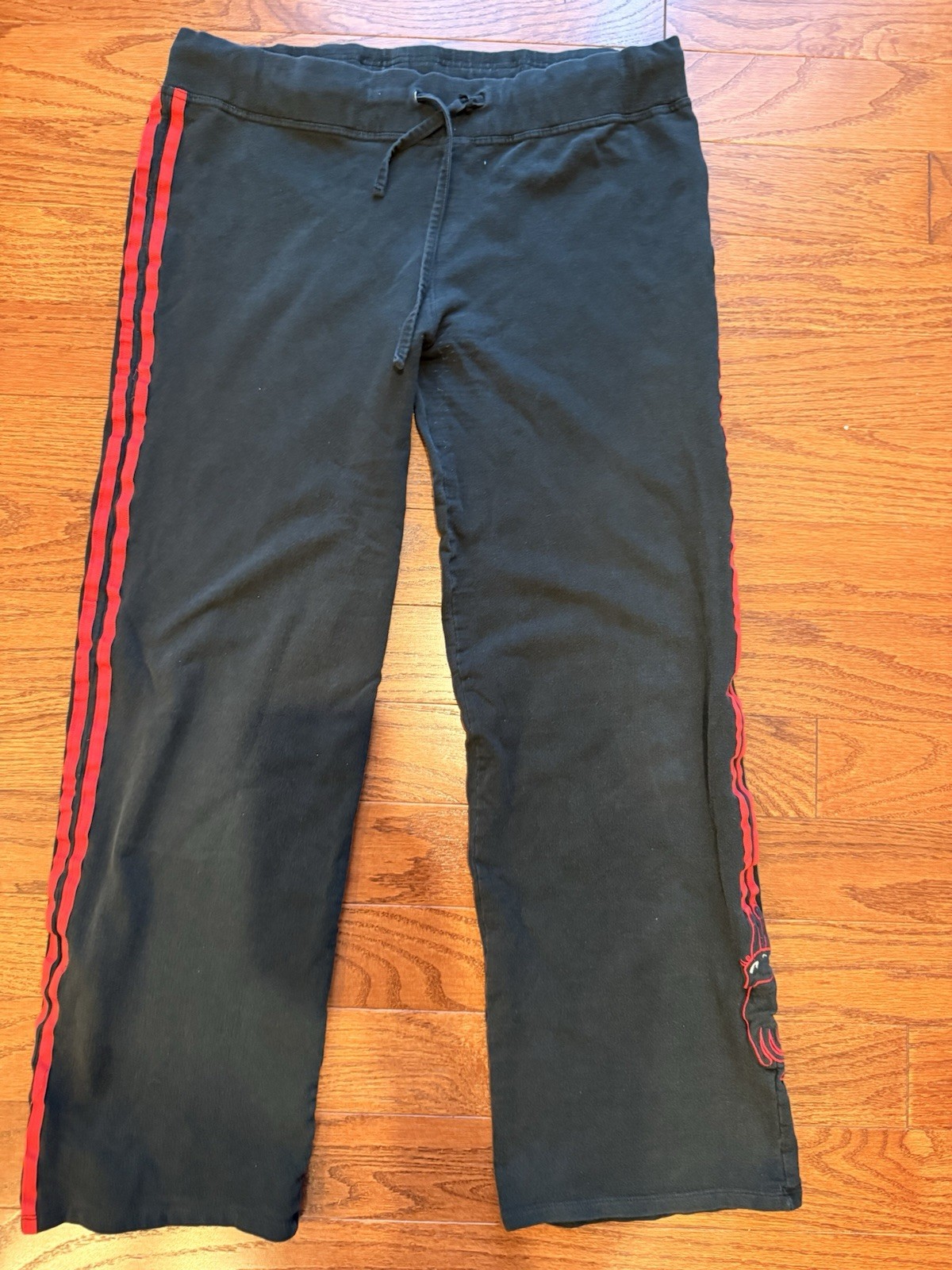 Women’s Vintage Early 2000’s Emily The Strange Size L Black Track Pants