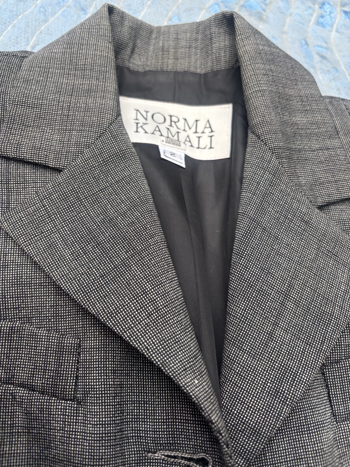 Vintage Norma Kamali 1980s Blazer Pockets Are Still Sealed 4 Button Front