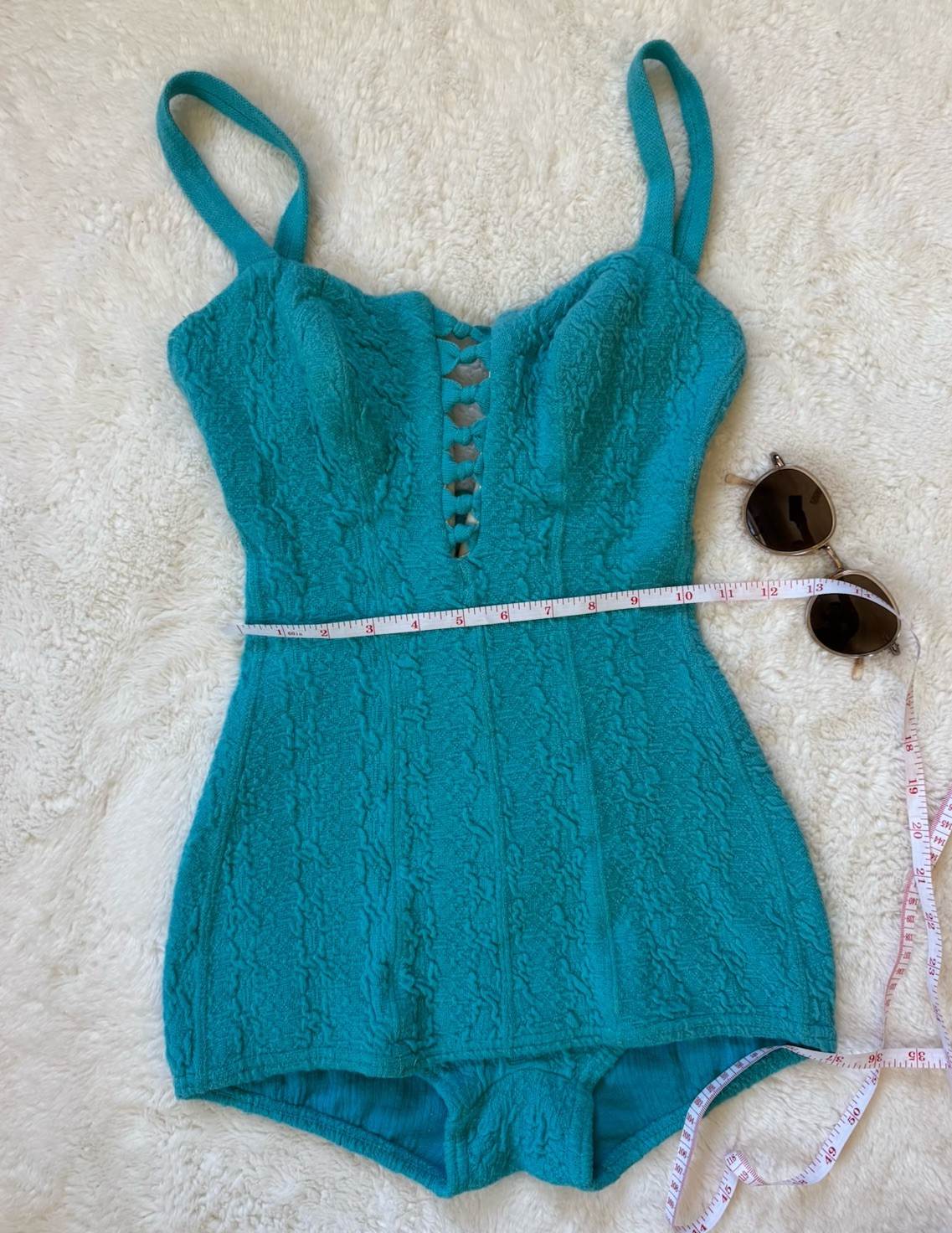 1950s Vintage Lofties By Lawrence One Piece Swimsuit XS