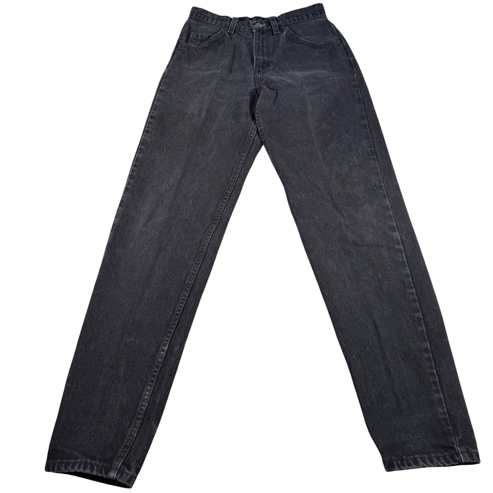 Levis 962 Jeans Women 7 Med (27 x32) Faded Black Vintage USA Orange Tab Tapered